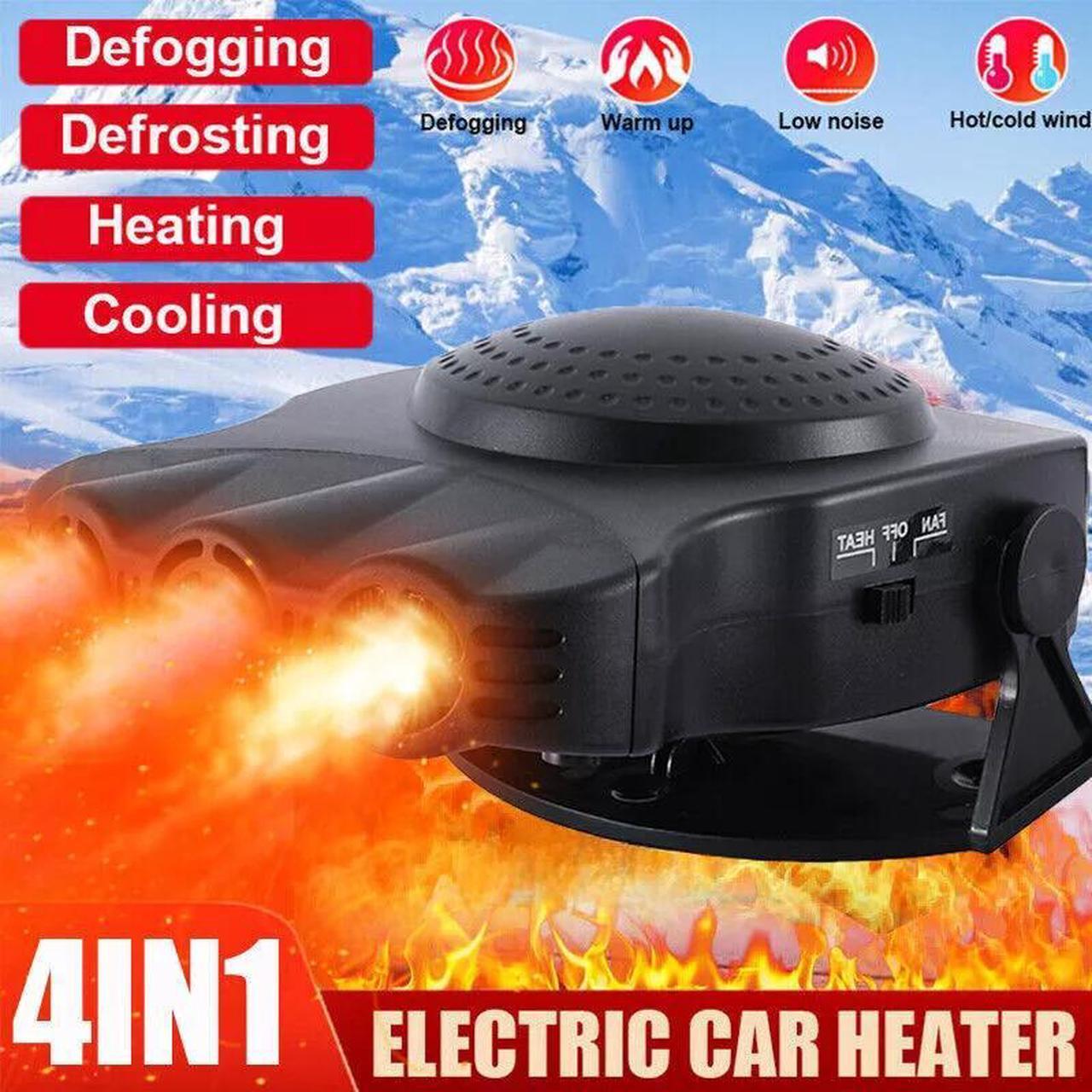 Main image of 200W Portable Electric Car Heater 12V DC Heating Fan Defogger Defroster Demister