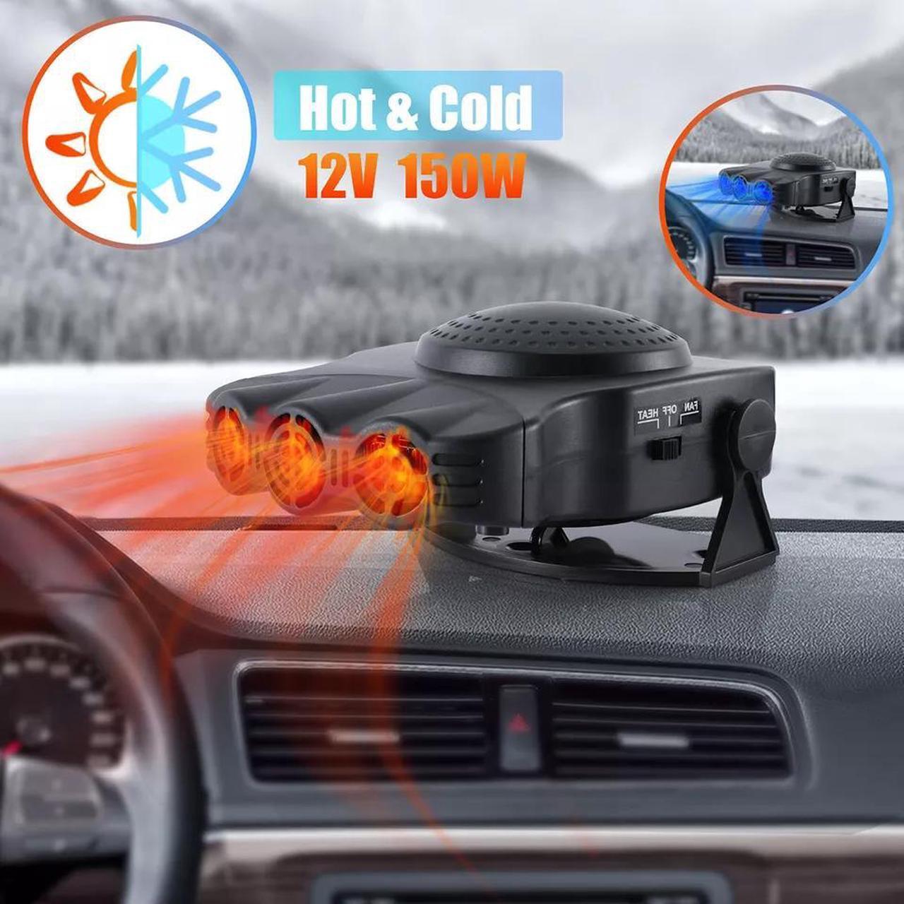 Alt view image 2 of 7 - 200W Portable Electric Car Heater 12V DC Heating Fan Defogger Defroster Demister