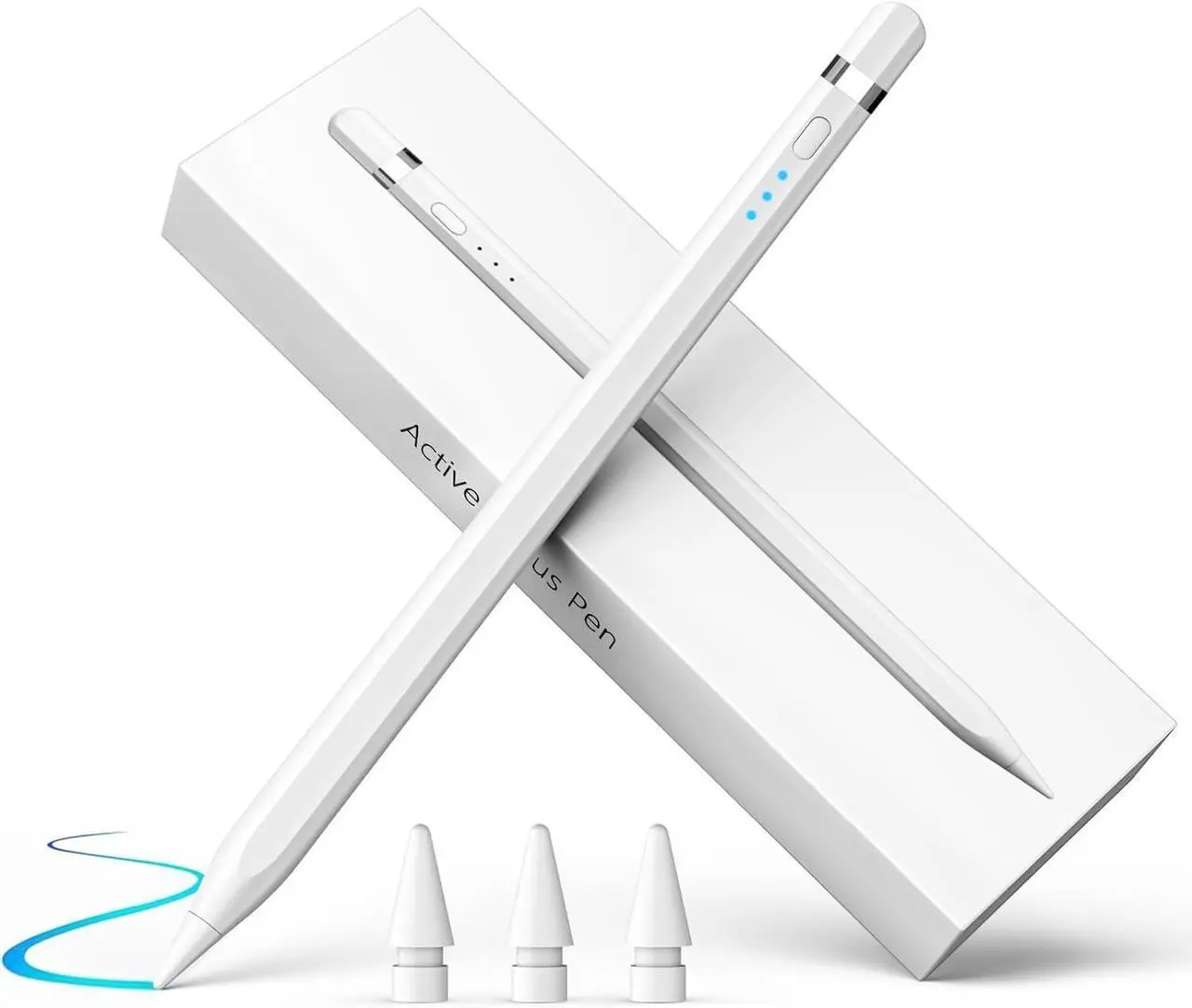 Main image of for Apple Pencil 1st Generation, Stylus Pen for iPad, Apple Pen USB-C Port Support Reverse Charging.Magnetic,Tilt & Palm Rejection.Suitable for iPad 6-10,iPad Pro12.9&11",iPad Air3/4/5,iPad mini5/6