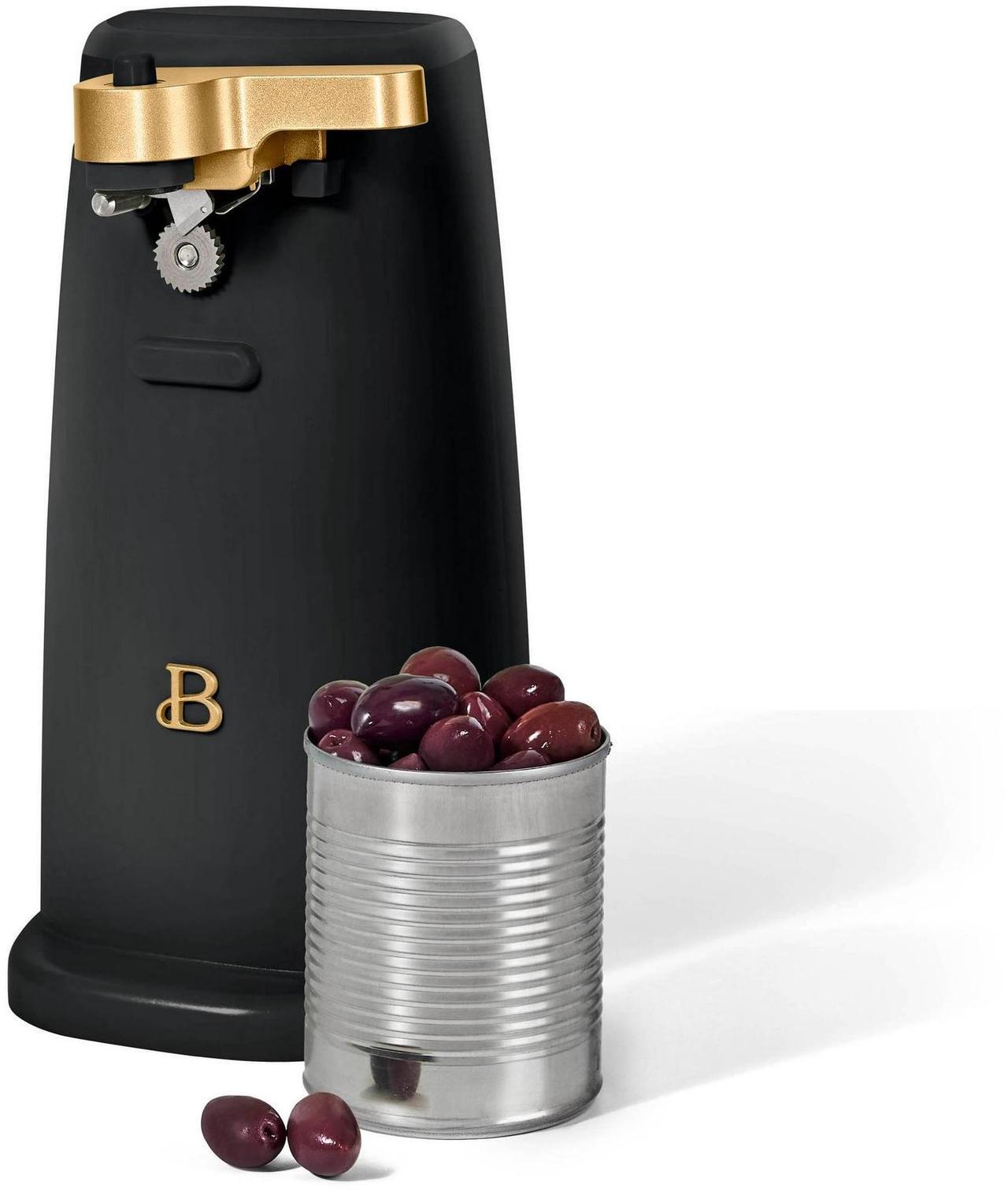 Alt view image 2 of 7 - Beautiful Easy-Prep Electric Can Opener, White Icing by Drew Barrymore Black