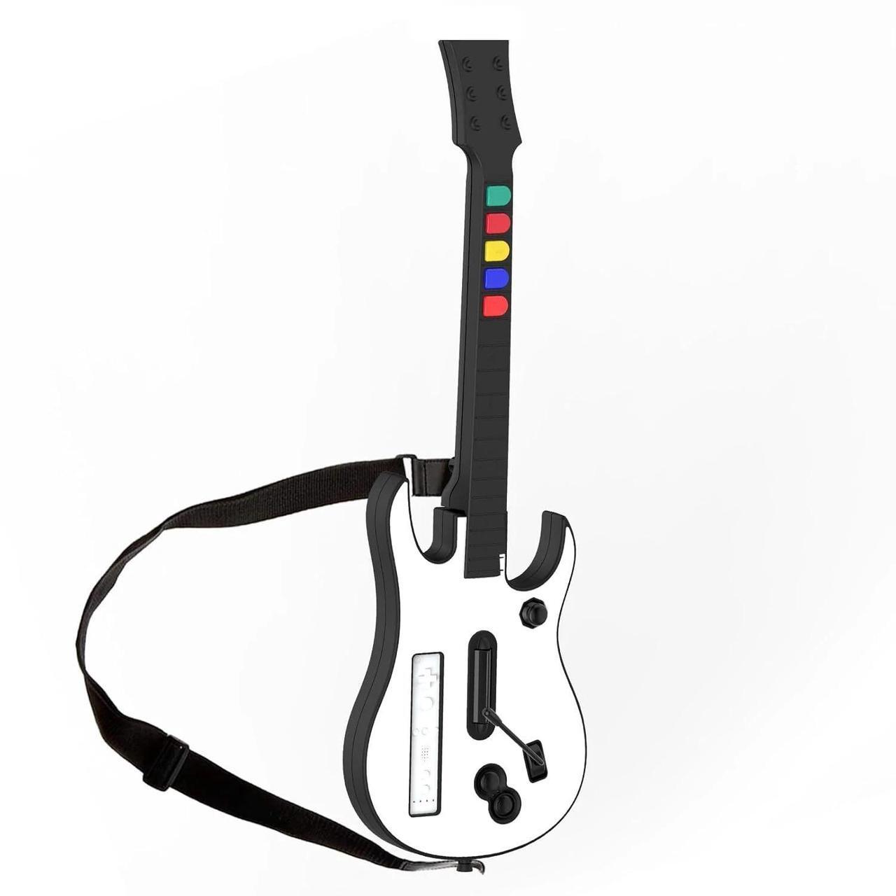 Alt view image 3 of 7 - DOYO Wireless Guitar Controller Guitar Hero Rock Band Games for Nintendo Wii