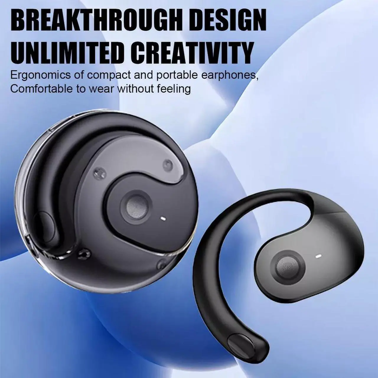 Alt view image 4 of 6 - NEW TWS Bluetooth 5.3 Earphones Earbuds Headsets Earhooks Sports Call Hands-free