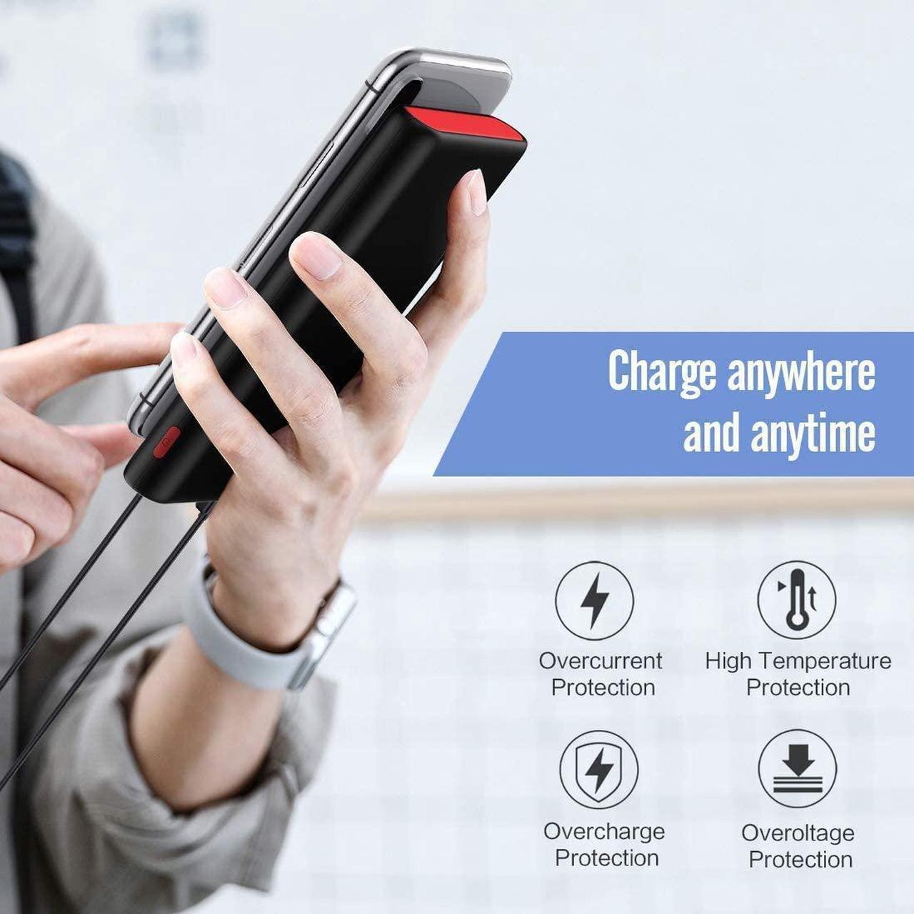 Alt view image 5 of 7 - Portable Charger Power Bank 25 800mAh 5V/3A USB C in&Out Fast Phone Charging with Intelligent Smart IC 3 USB Port External Cell Phone Battery Pack Compatible with iPhone 16 15 14  Android etc