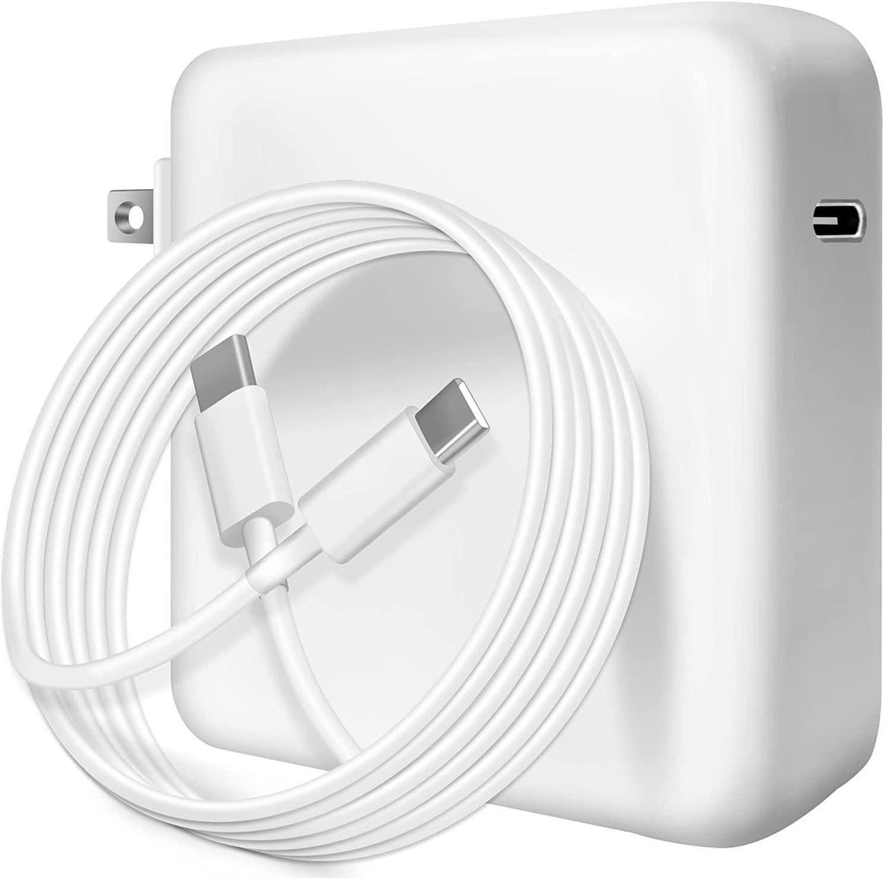 Main image of MacBook Pro Charger 96W USB C Power Adapter for Mac Pro/Air 13 14 15 16 Inch M3 M2 M1 2024 2023 2022 2021 2020 2019 2018 2017 All USB C Device Included 6.6ft USB-C to C Cable