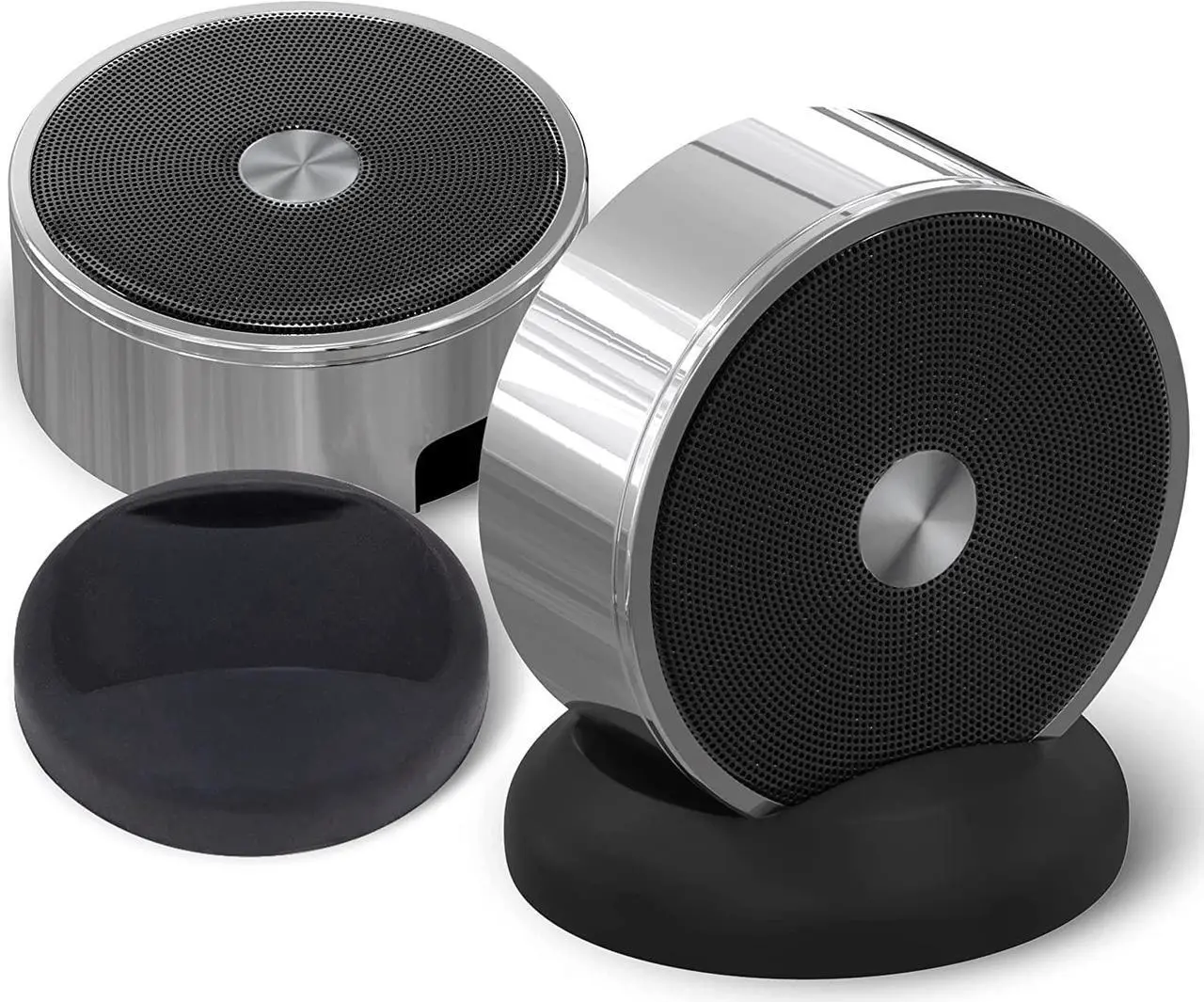 Main image of Bluetooth Speaker Set: Wireless Stereo Dual Pairing Portable Twin TWS System With Big Strong Rich Bass Hi-Fi Multi-Room Indoor Outdoor Use For Home Deck Pool Work Travel Party Camping Gift Decor Idea
