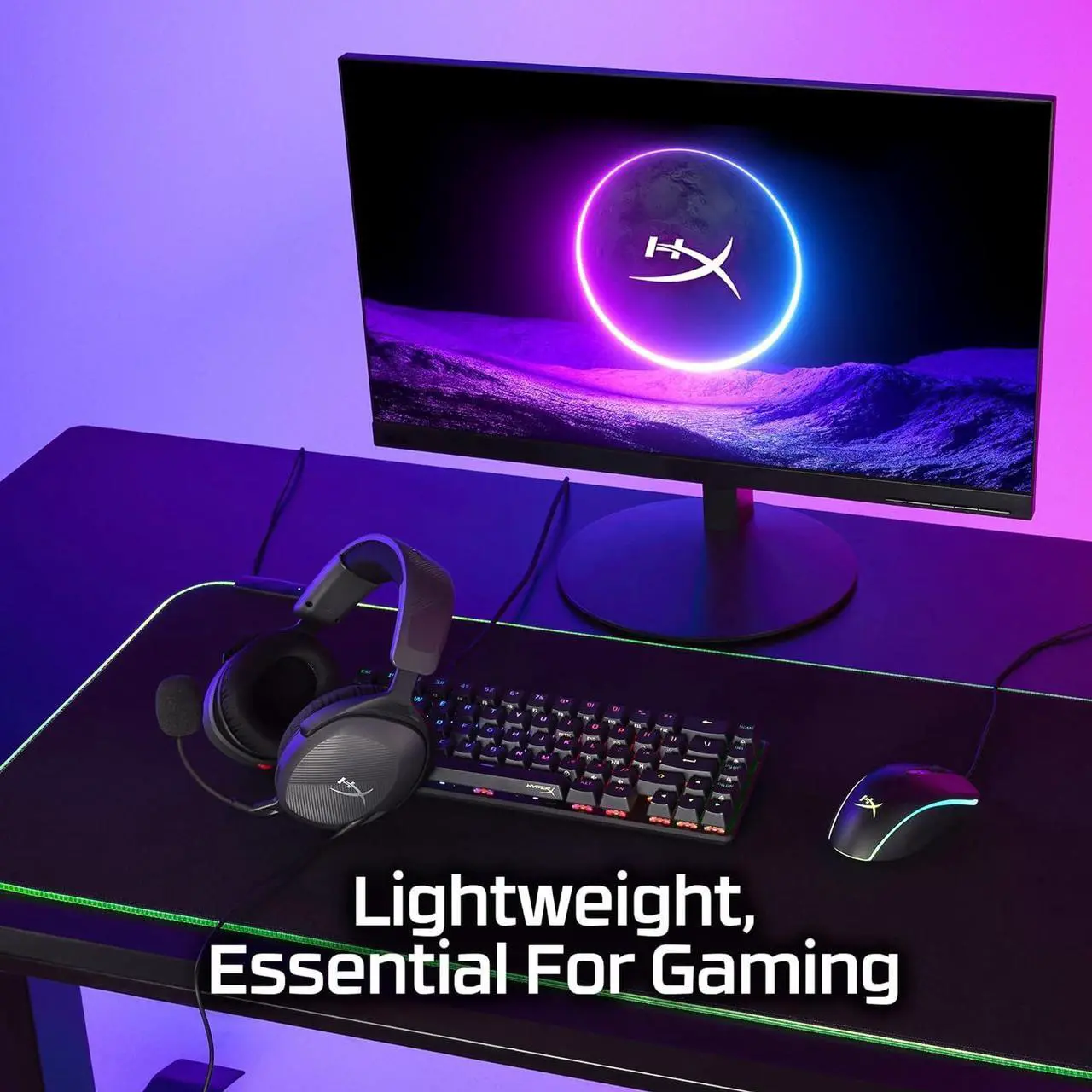 Alt view image 2 of 13 - HyperX - Cloud Stinger 2 Core Wired DTS Headphone:X Gaming Headset for PC - Black