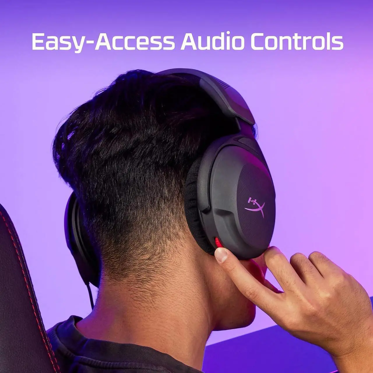 Alt view image 6 of 13 - HyperX - Cloud Stinger 2 Core Wired DTS Headphone:X Gaming Headset for PC - Black