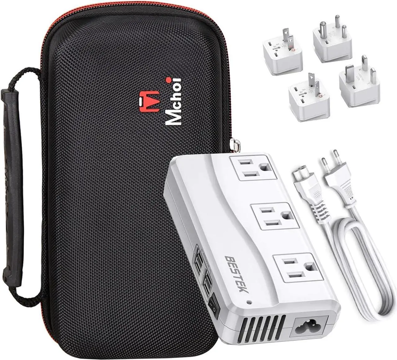 Alt view image 5 of 7 - Mchoi Hard Portable Case for BESTEK Universal Travel Adapter 220V to 110V Voltage Converter, Case Only