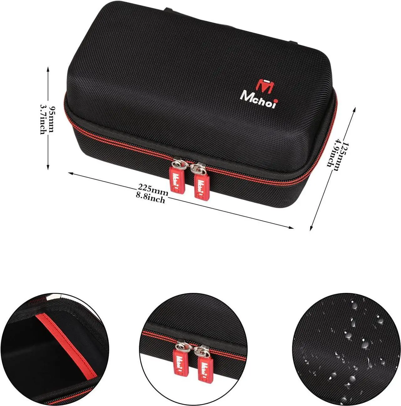 Alt view image 6 of 7 - Mchoi Hard Portable Case for BESTEK Universal Travel Adapter 220V to 110V Voltage Converter, Case Only