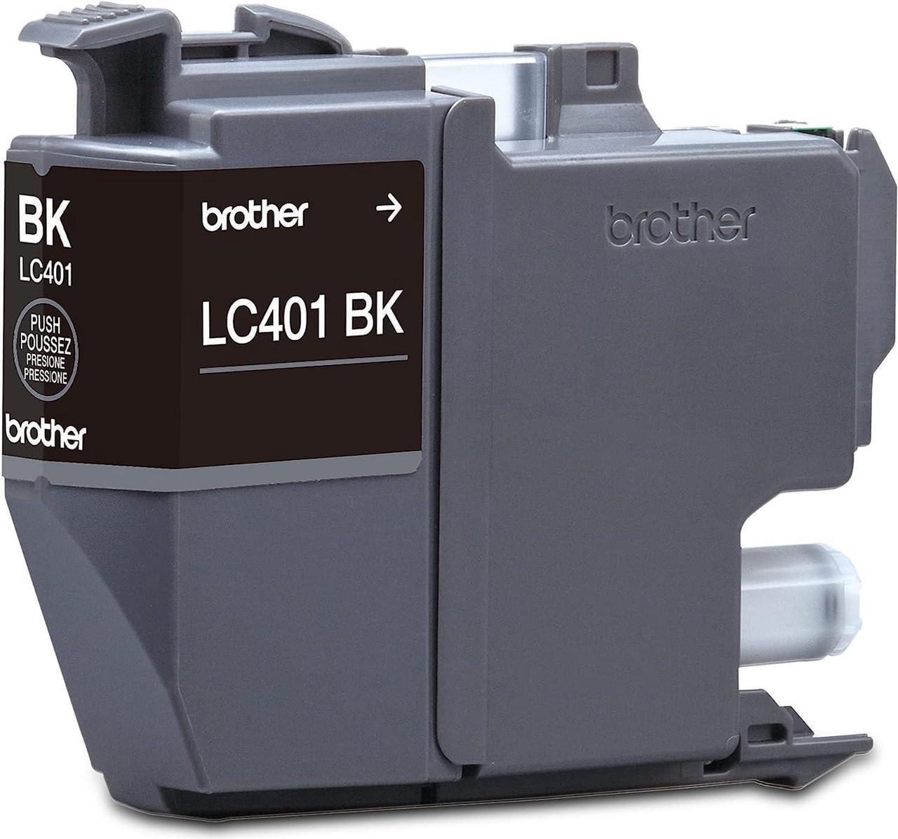 Brother Genuine LC401BKS Standard-Yield Black Ink Cartridge