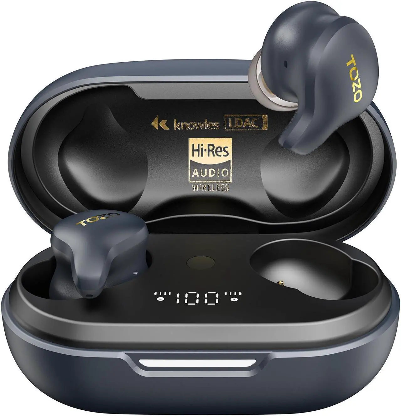 Main image of TOZO Golden X1 Wireless Earbuds Balanced Armature Driver and Hybrid Dynamic Driver, Bluetooth Headphones OrigX Pro,LDAC & Hi-Res Audio, Environment & Active Noise Cancellation Headset, Star Blue/Black