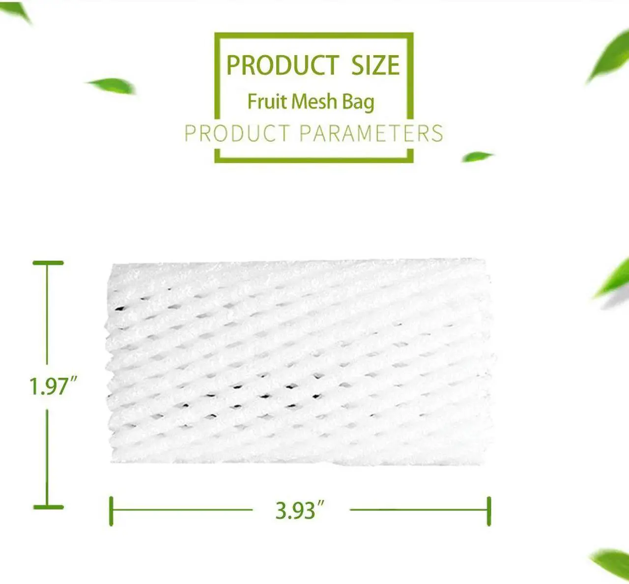 Alt view image 4 of 4 - Kitchen Gadgets Protect Fruits and bottle Thicken Anti-Collision Plastic Storage Net Bags(white-50Pcs)