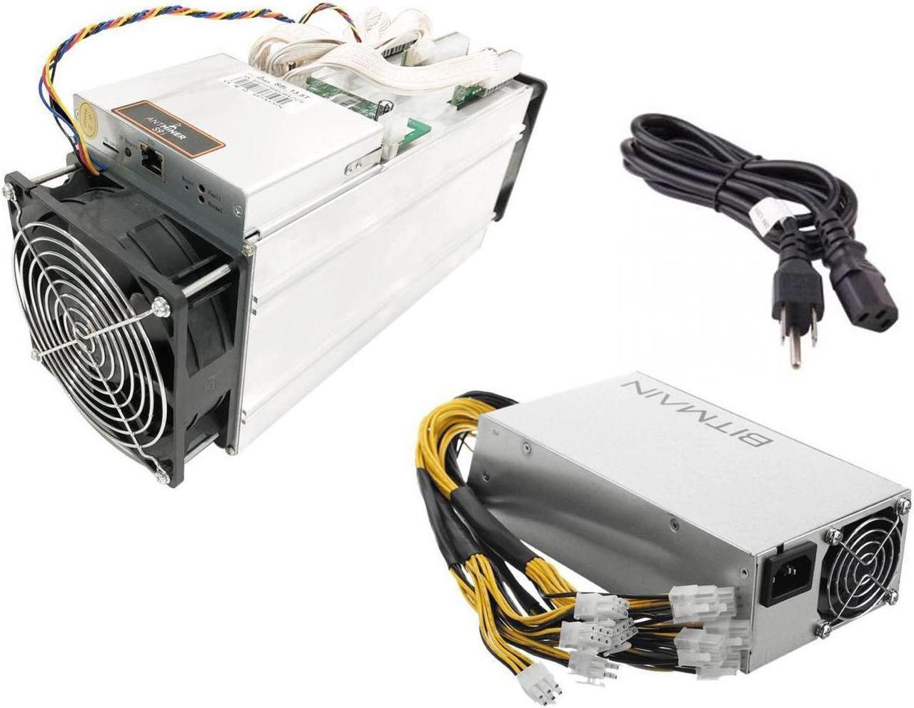 AntMiner S9 13.5T Mining Machine With Bitmain Official Power Supply Bitcoin Miner Asic BTC BCH Miner Better Than Antminer S9 13.5t 14t S9k S11