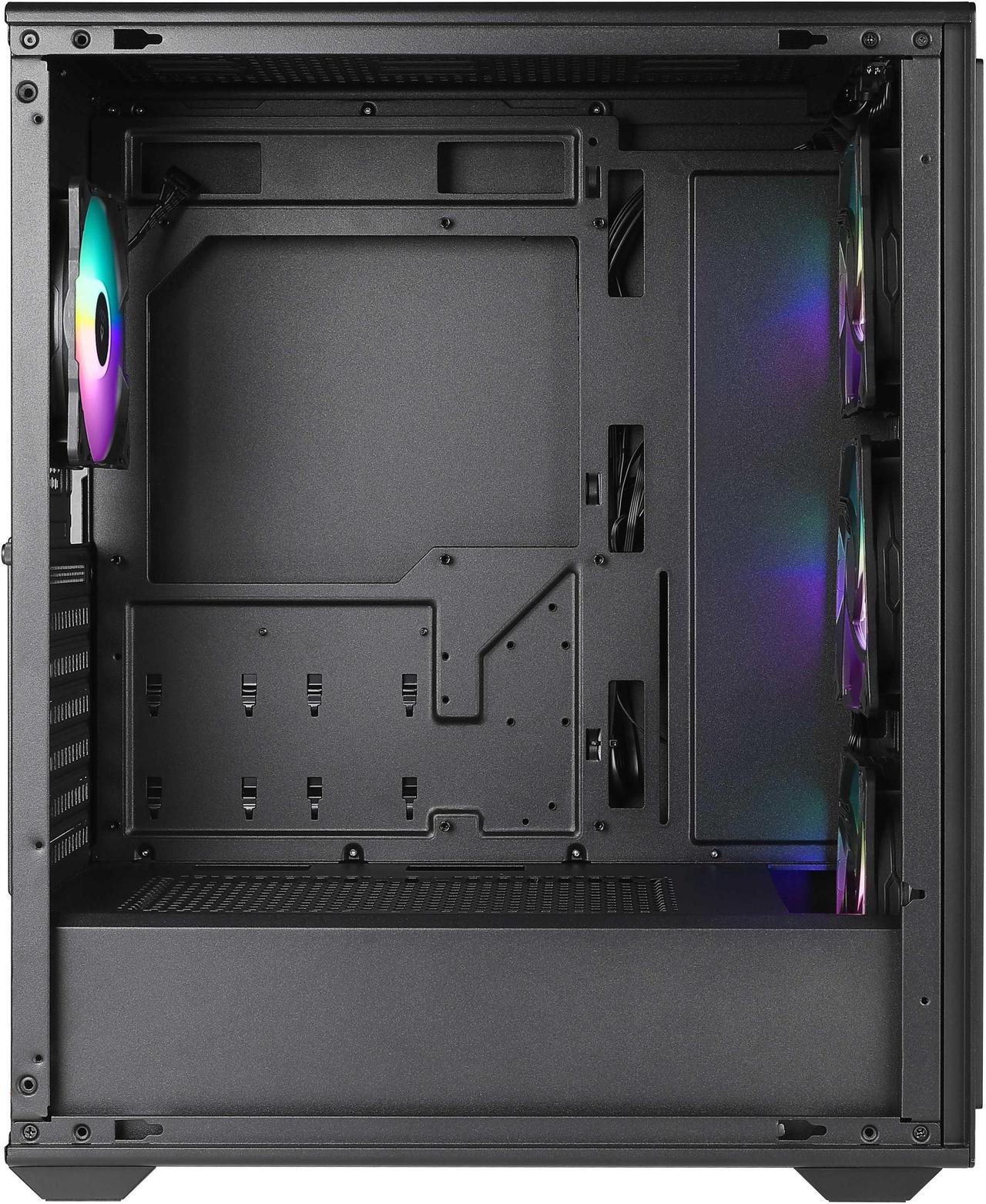 Alt view image 5 of 5 - AZZA CSAZ-370 FOREST / Gaming / ATX Mid-Tower / Computer Case / Tempered Glass Panel