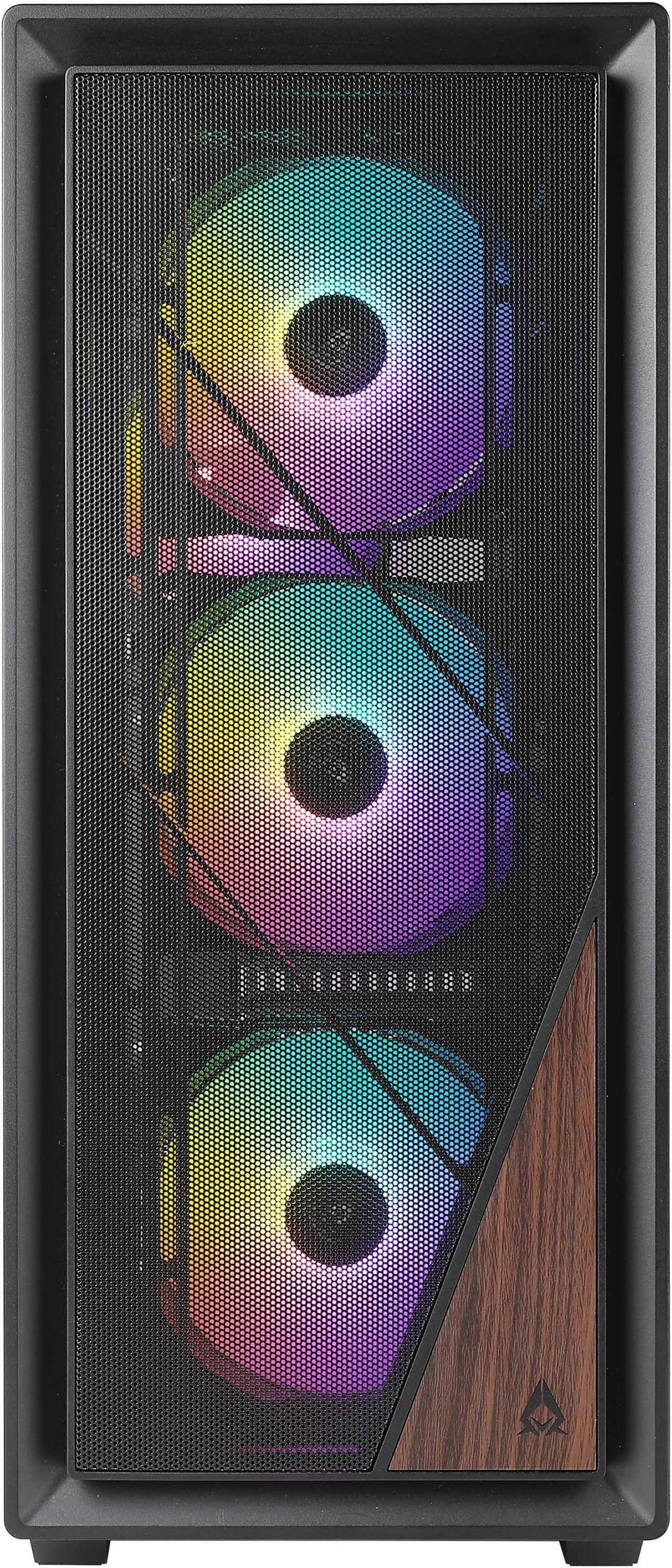 Alt view image 2 of 5 - AZZA CSAZ-370 FOREST / Gaming / ATX Mid-Tower / Computer Case / Tempered Glass Panel
