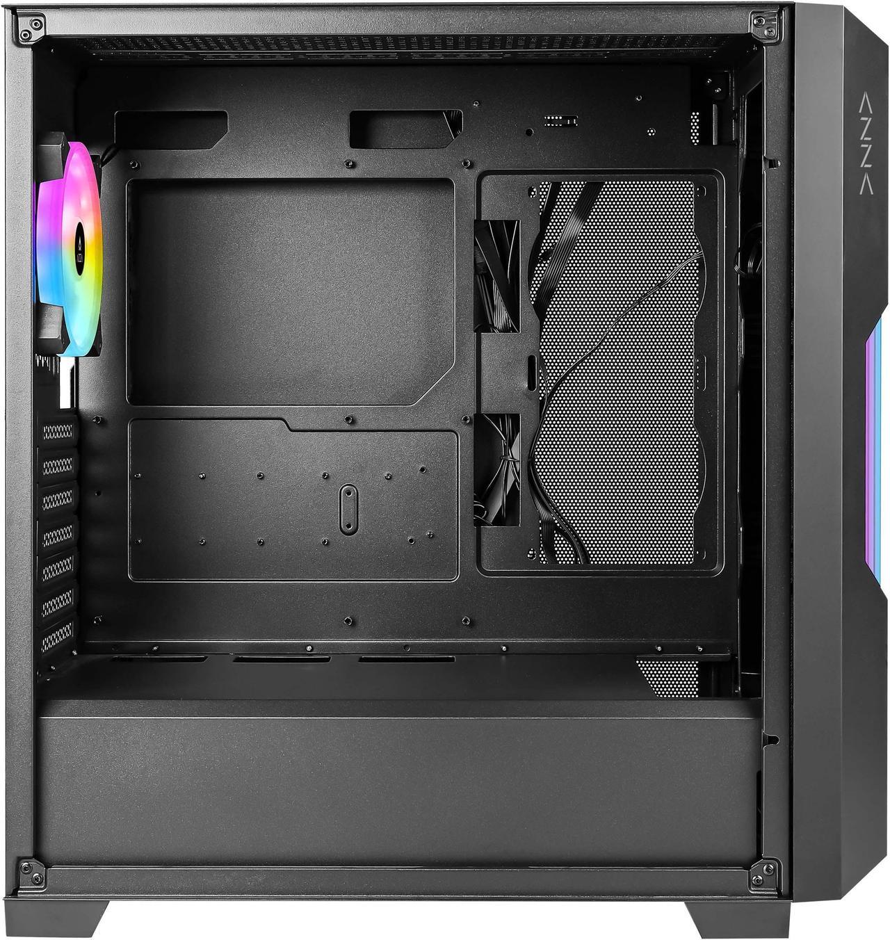 Alt view image 5 of 6 - AZZA CSAZ-520BG GUARDIAN / Gaming / ATX Mid-Tower / Computer Case / Tempered Glass Panel