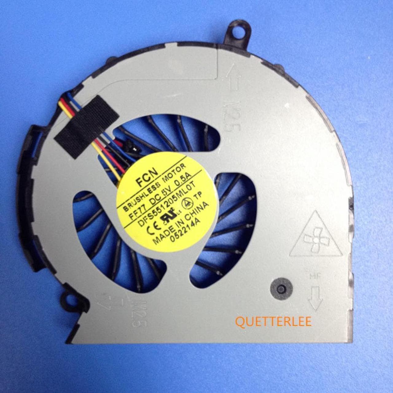 fan for HP 14 15 14-D 15-D 240 g2 250 g2 cpu cooling fan 747241-001 747242-001 747266-001 NFB75B05H-002 DFS551205ML0T FF77