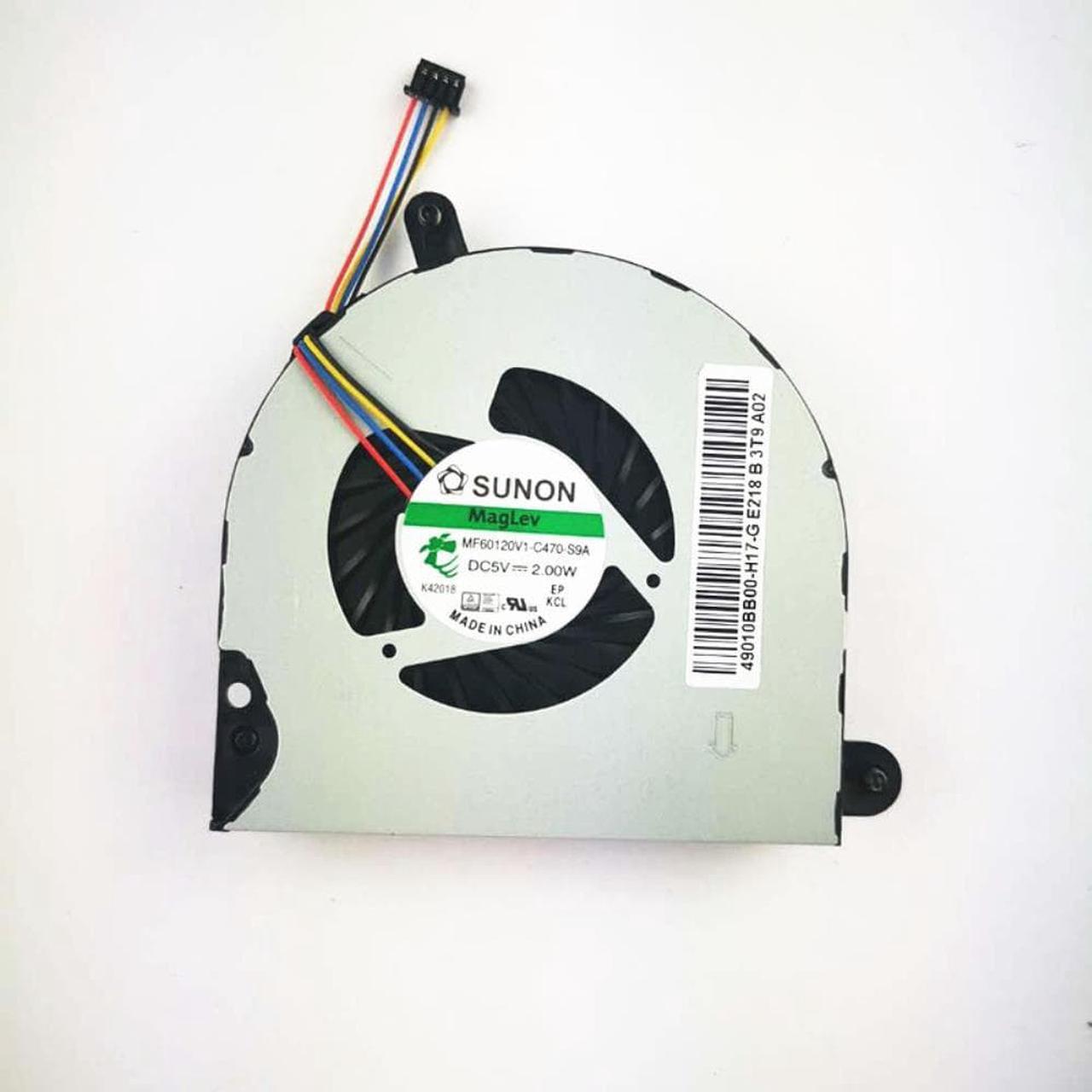 For HP Probook 6560b 6565b 6570b Elitebook 8560p 8560w 8570p Cooling fan MF60120V1-C470-S9A NFB65B05H -002