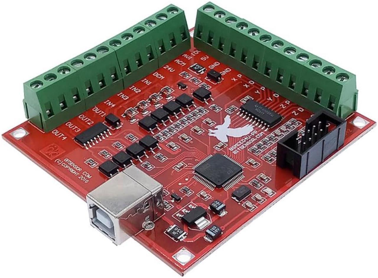 Breakout board CNC USB MACH3 100Khz 4 axis interface driver motion controller driver board