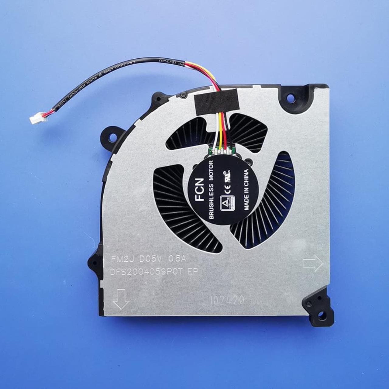 Laptop CPU Cooling Fan Cooler Radiator For CLEVO PB50 PB70 PB50DF2 PB70DF2 DFS2004059P0T FM2J  1PCS DC5V 0.5A