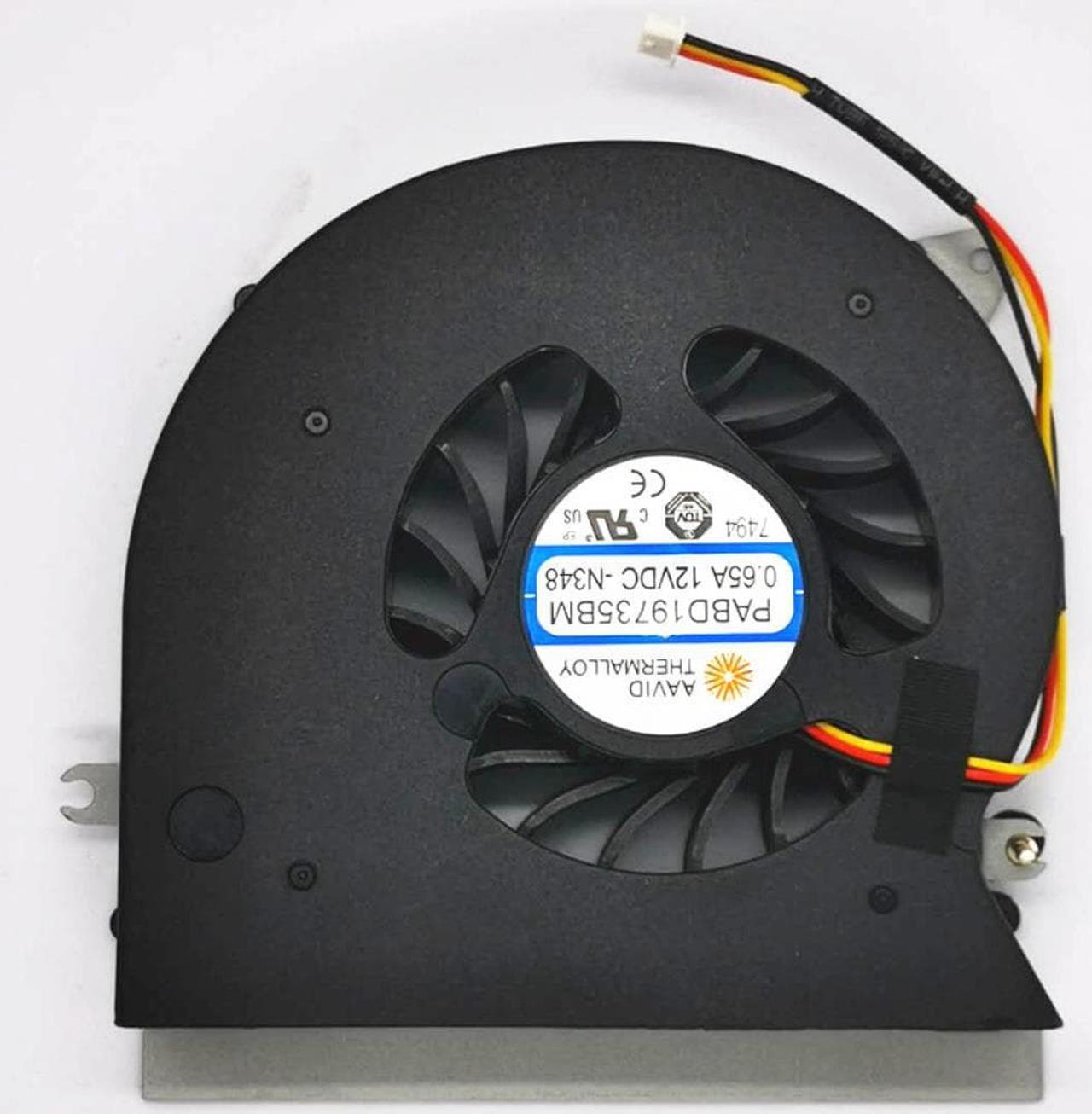 and CPU fan for MSI MSI GT72 GT72S GT72VR 6QD 6RD MS-1781 MS-17 CPU cooling fan cooler PABD19735BM 3pin 0.65A 12VDC