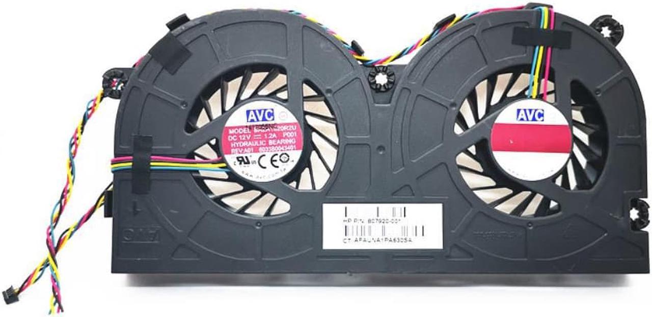 For HP EliteOne 800 G2 800G2EO CPU Cooling Fan Set 837359-001 807920-001