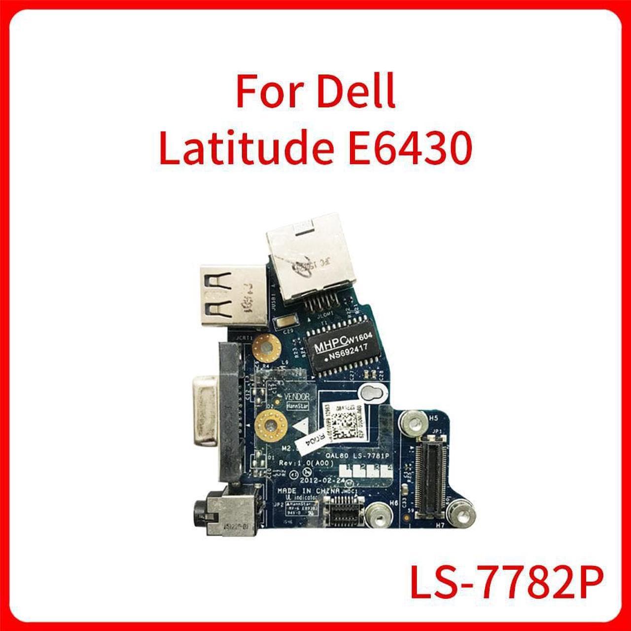 Network Card Small Board LS-7782P for DELL Latitude E6430 Laptop VGA Board USB Board QAL81 USB Interface