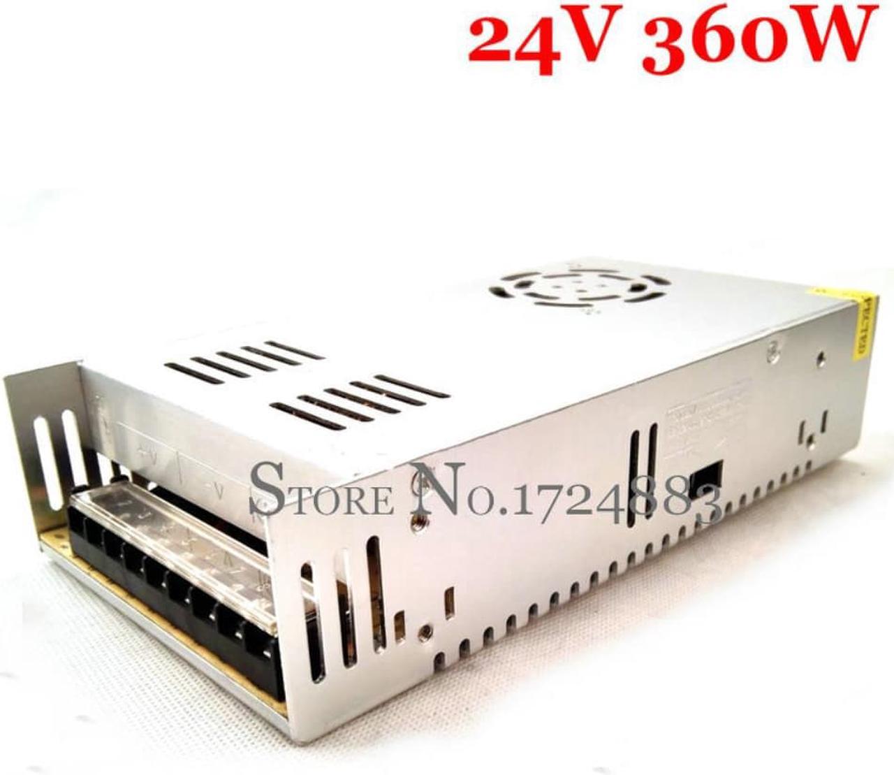 24VDC 15A 360W Switching Power Supply Driver for Industrial equipment AC 100~240V Input to DC 24V