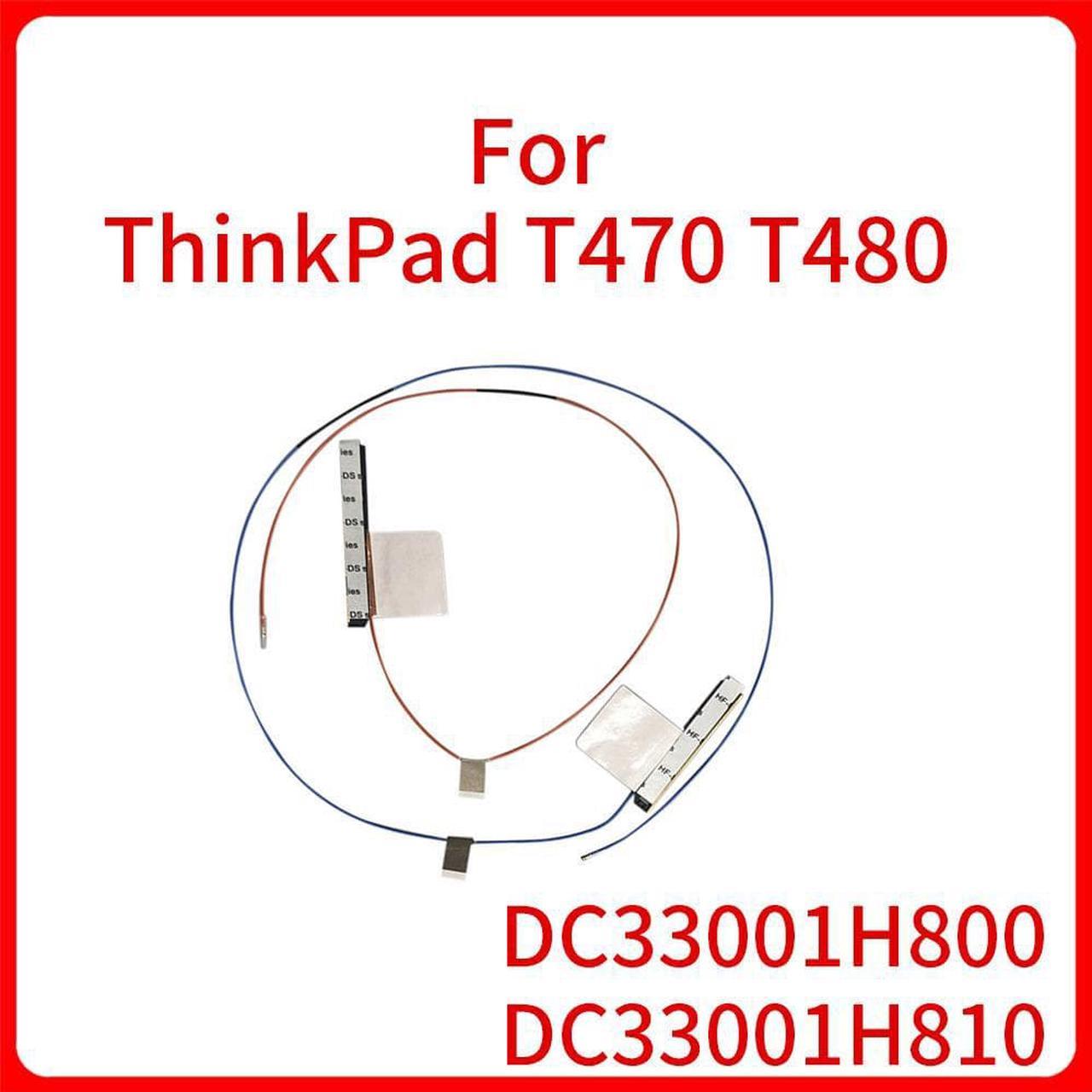 DC33001H800 DC33001H810 for ThinkPad T470 T480 Laptop Wlan Wwan 3G 4G Antenna Kit 01YR494 01YR495