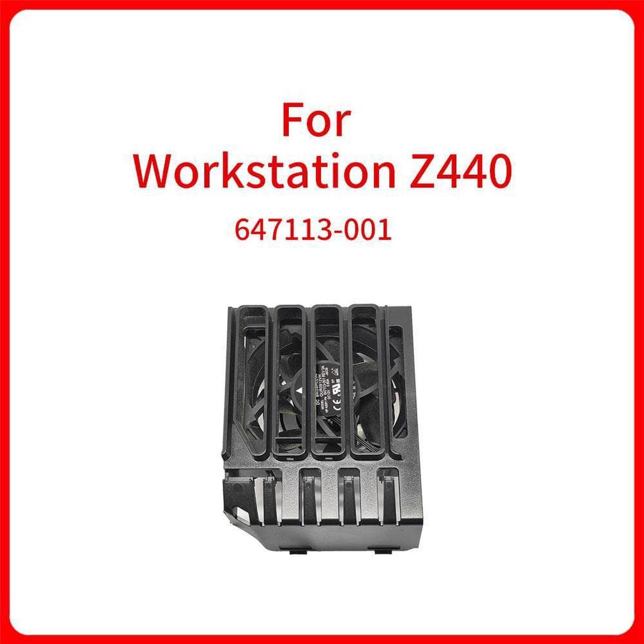 Cooling Fan Front Case Fan Assembly 647113-001 for Z440 Workstation Cooling Assembly Workstation Front Chassis Fan