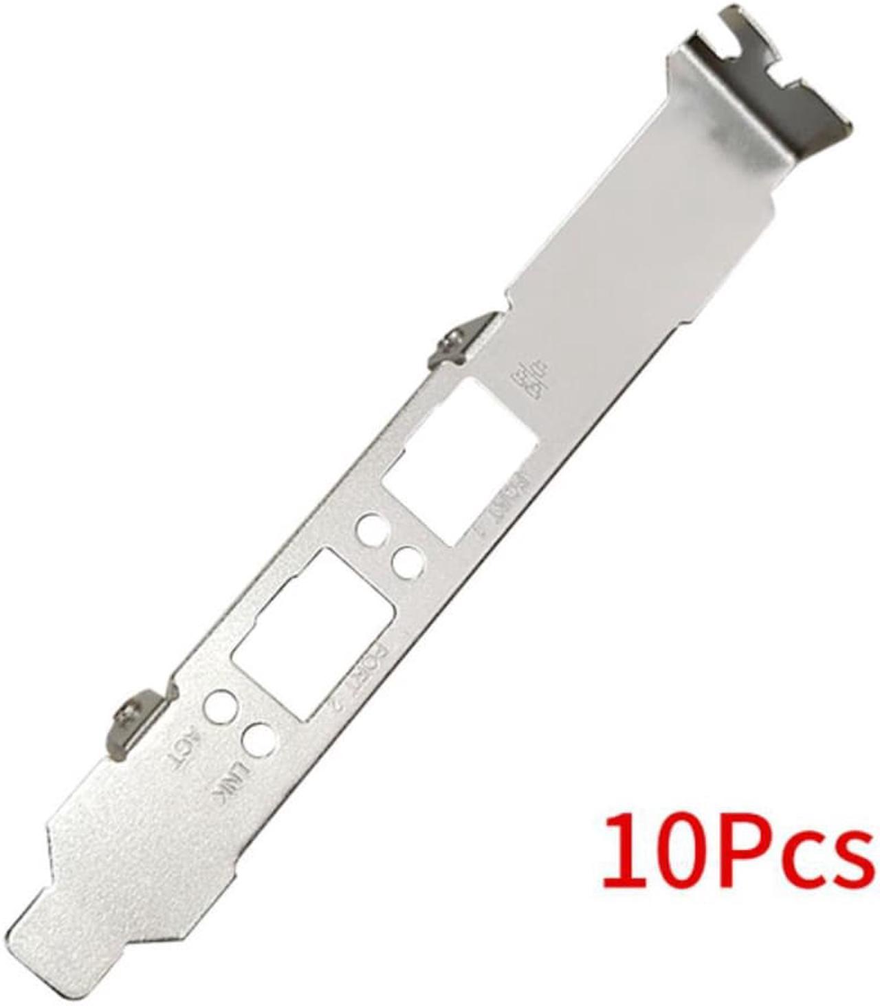 10Pcs Full Height Standard Bracket for Supermicro AOC-STGN-i2S REV 2.0 1.0 Dual Port NIC Full Height Network Card Baffle