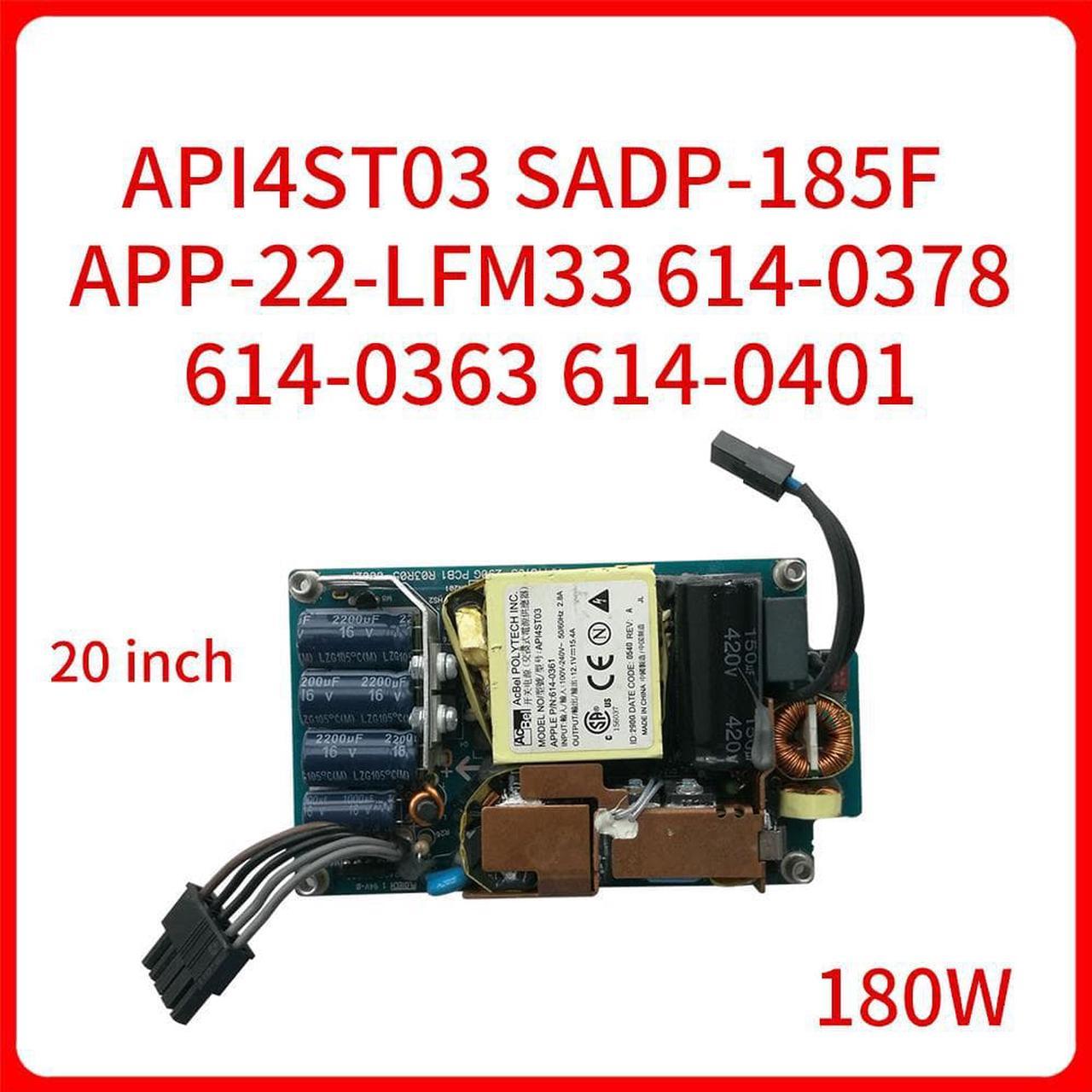 180W API4ST03 SADP-185F APP-22-LFM33 614-0378 614-0363 614-0401 for 20inch Power Board Fire Bull 20" Power Supply