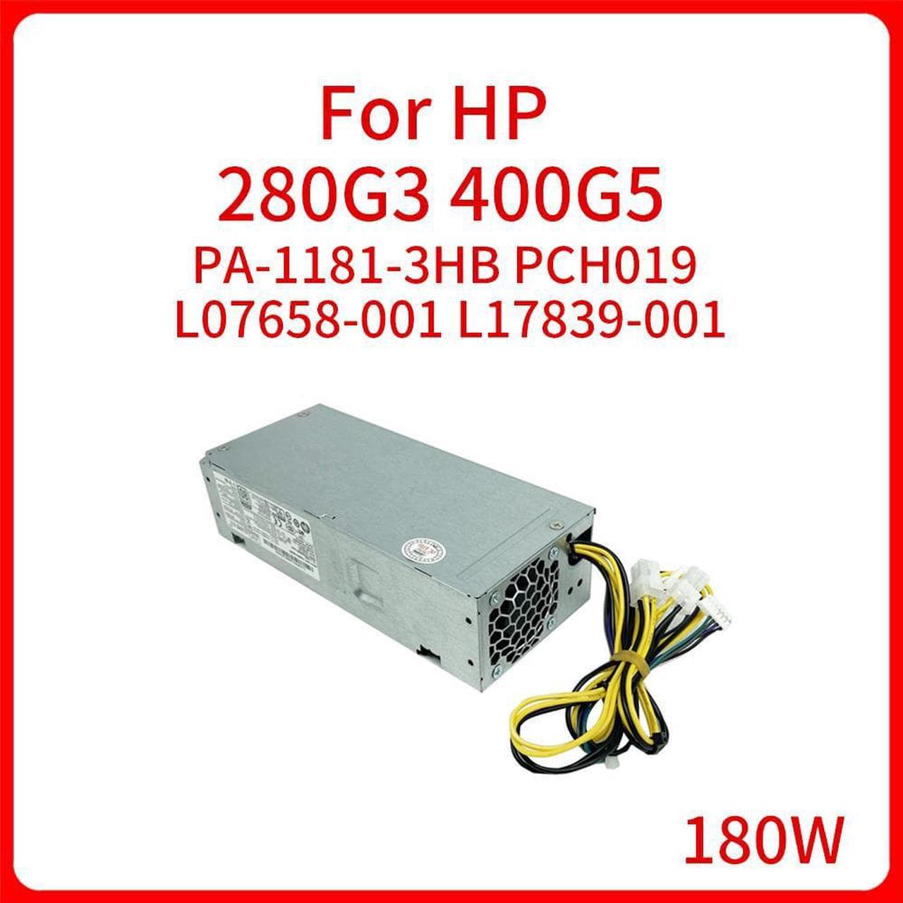 180W Power Supply PA-1181-3HB PCH019 L07658-001 L17839-001 for HP 280G3 400G5 600G3 SFF Slimline Desktop 4Pin PSU