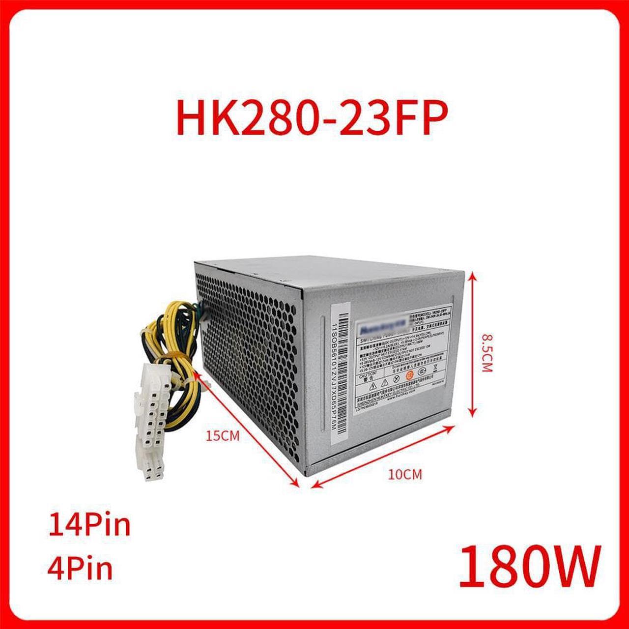 180W Server Power Supply Adapter HK280-23FP PSU For Lenovo Q85 Q87 Q77 Q75 Desktop computer 14Pin 4Pin Interface