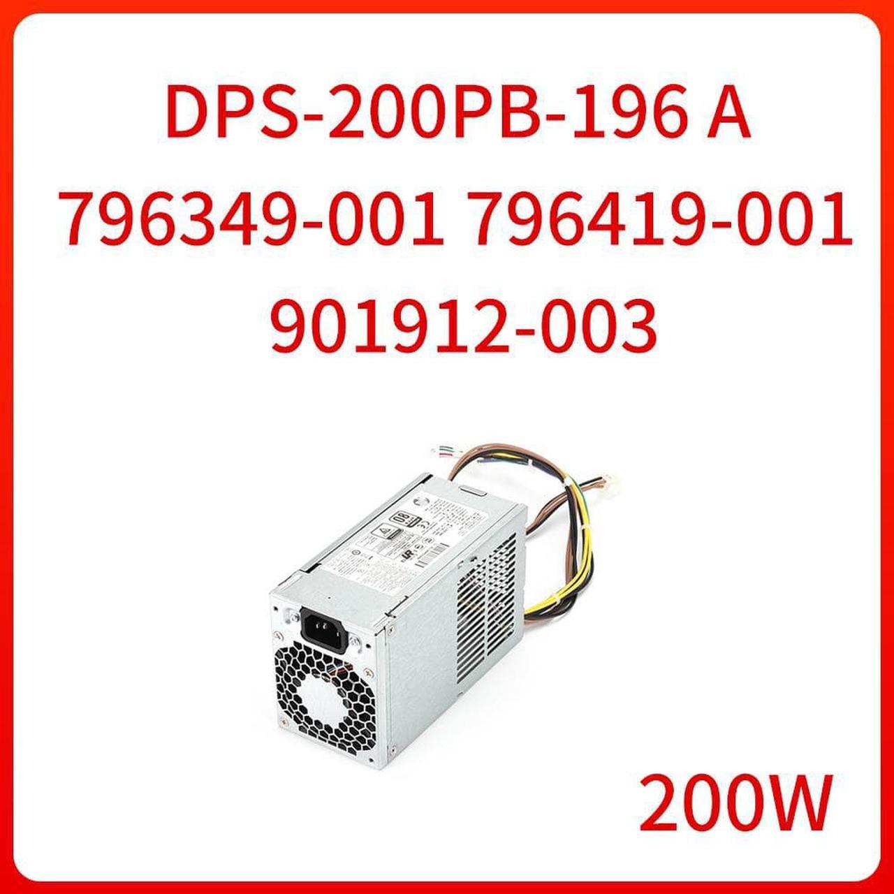 200W Switching Power Supply DPS-200PB-196A 796349-001 796419-001 901912-003 for HP Z240 400 600 705 800 G1 G2 SFF Small Chassis