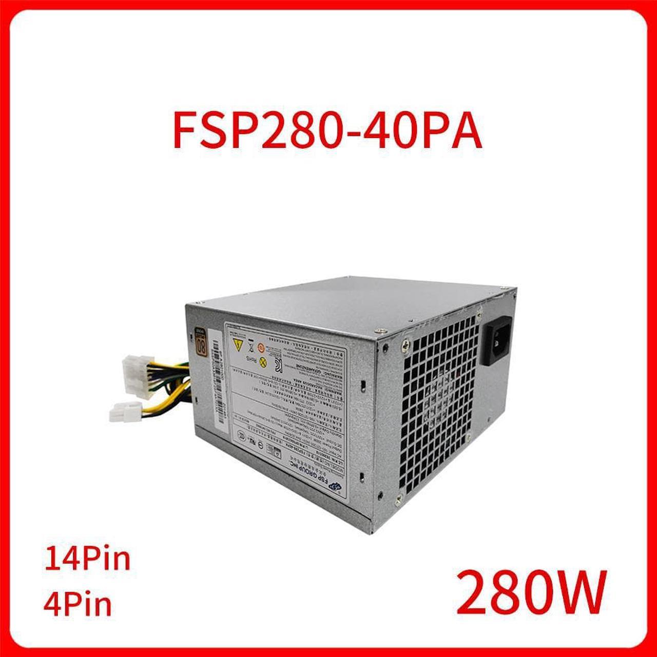 280W FSP280-40PA PSU for Lenovo ThinkCentre Series Desktop Computer 14Pin 4Pin Interface Power Supply Adapter