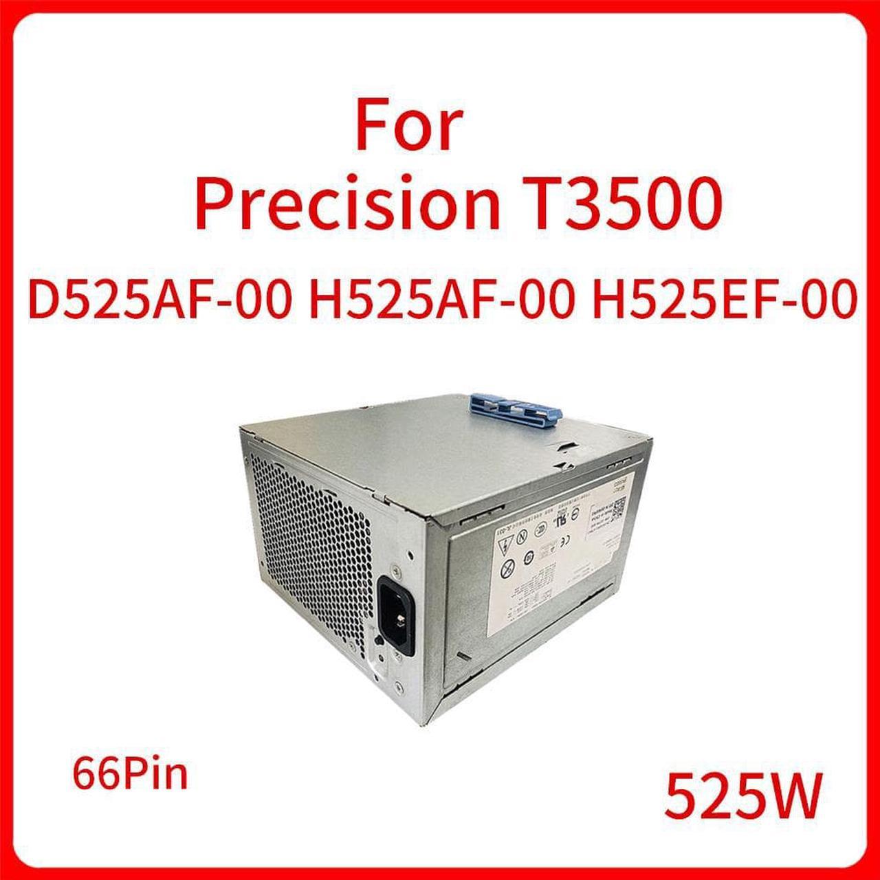 525W D525AF-00 H525AF-00 M821J U597G X008G 0G05V 6W6M10 Server Power Supply PSU For Precision T3500 66Pin