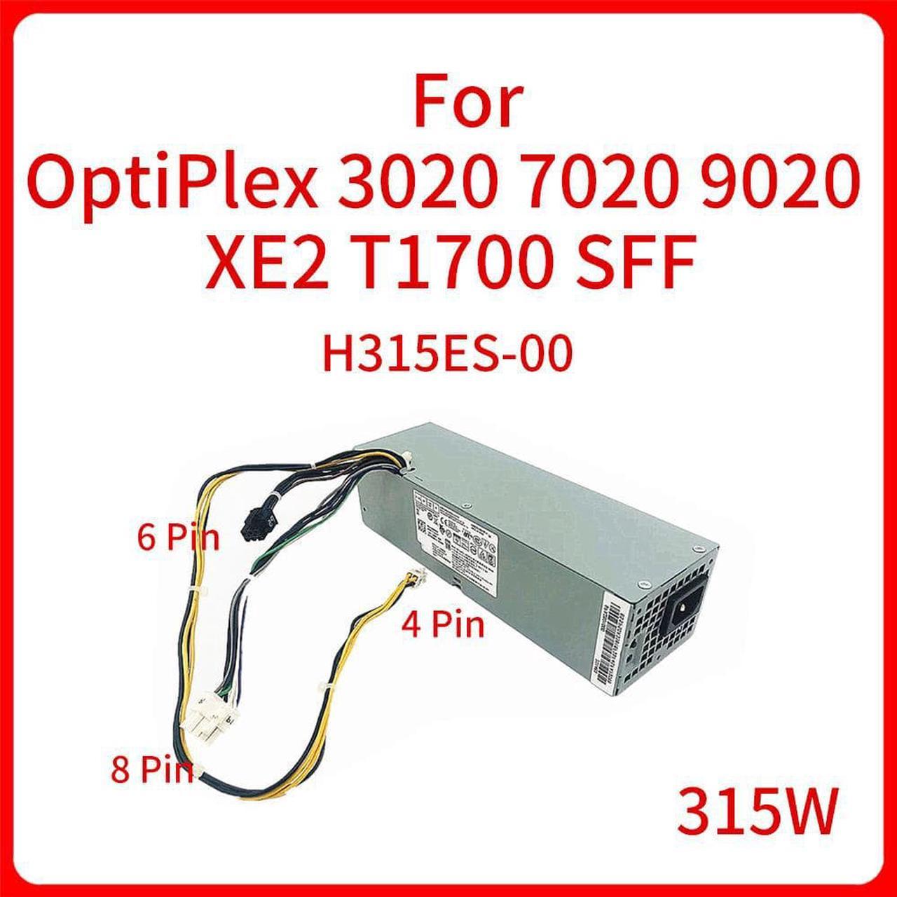 315W Power Supply D315ES001L H315ES-00 4FCWX CN-04FCWX For OptiPlex 3020 7020 9020 XE2 T1700 SFF Adapter PSU