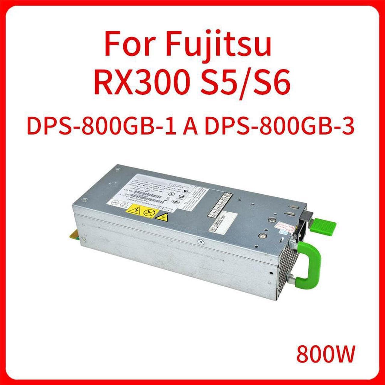 800W Server Power Supply Adapter DPS-800GB-1 A DPS-800GB-3 A for Fujitsu RX300 S5/S6 Server