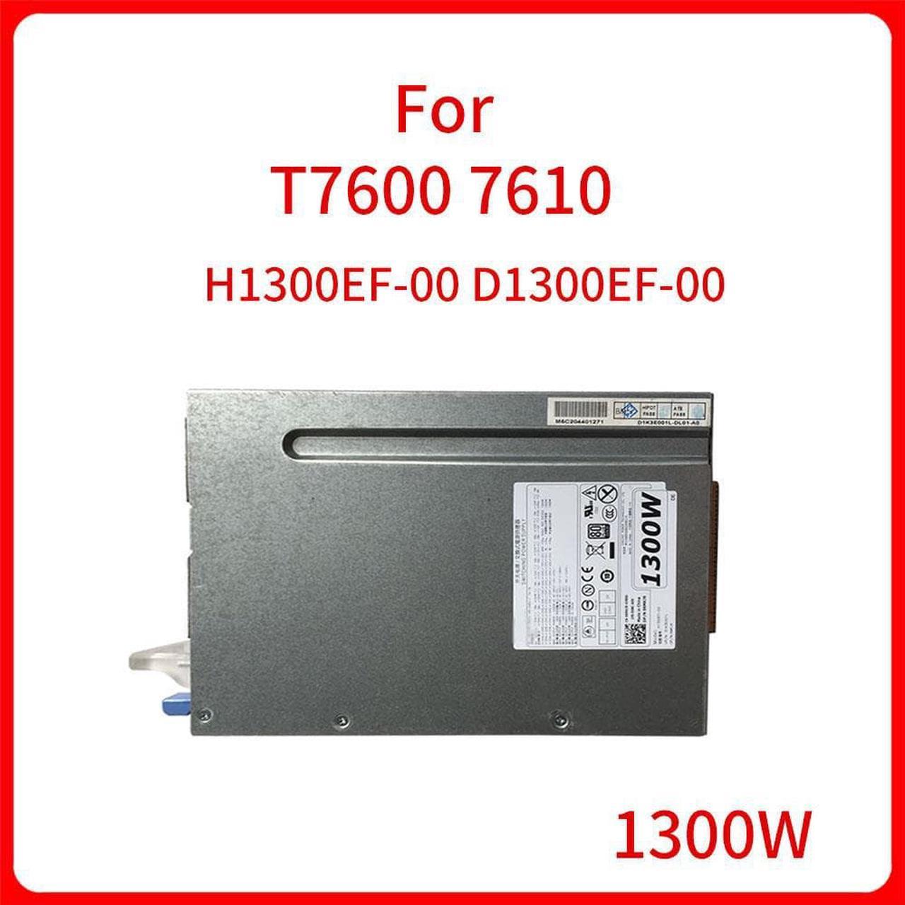 1300W H1300EF-00 D1300EF-00 D1300EF-02 H3HY3 for T7600 T7610 T7910 Workstation Switches Power Supply Adapter CN-0H3HY3