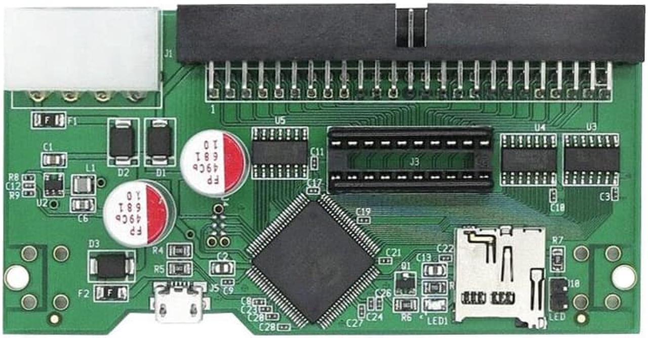 SCSI2SD V5.0A SD Card Replaces The Old SCSI 50-Pin Hard Disk Circuit Board SCSI to SD Card Adapter -50 Pin SCSI Hard Disk Board