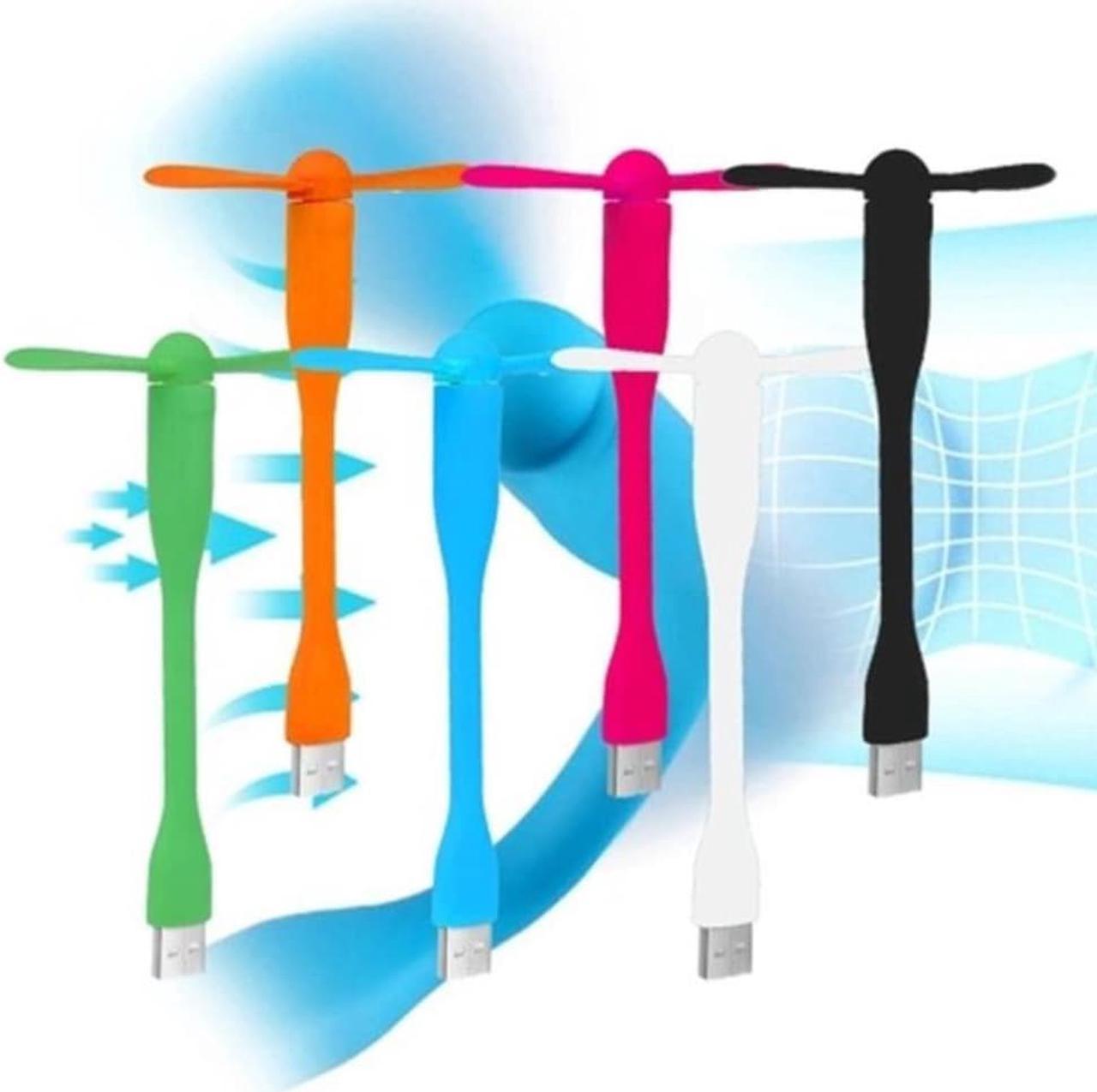 Mini USB Fan Flexible Bendable Fan For Power Bank Laptosp PC AC Charger Portable Hand Fan For Computer Summer Tools