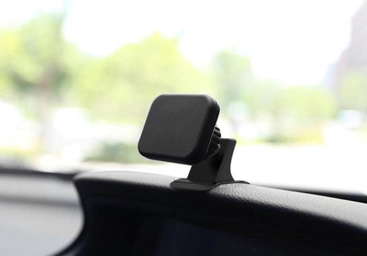 Alt view image 2 of 2 - Universal Magnetic Car Phone Holder Stand in Car For iPhone X  Paste Type Base Curved Multi Base Car Phone Brackets