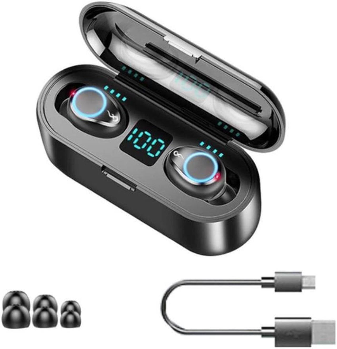 F9 Bluetooth Earphones 1200 MAh Long Life Fingerprint Touch Control Sports Headset Ergonomic Wireless Headphones Hot