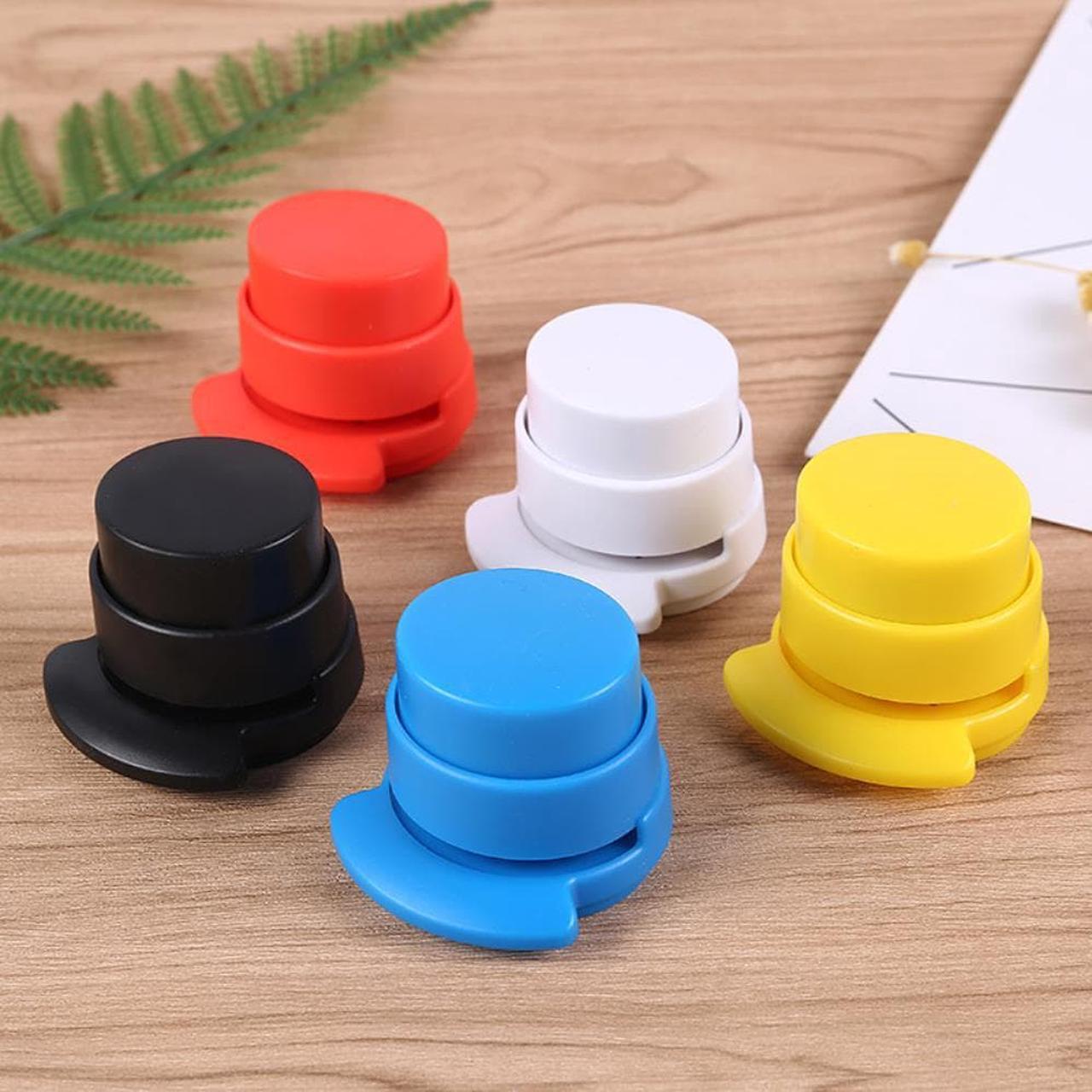 Staple Free Stapler Mini Stapleless Stapler Paper Binding Binder Paperclip Punching Office School Stationery Drop Shipping Piece