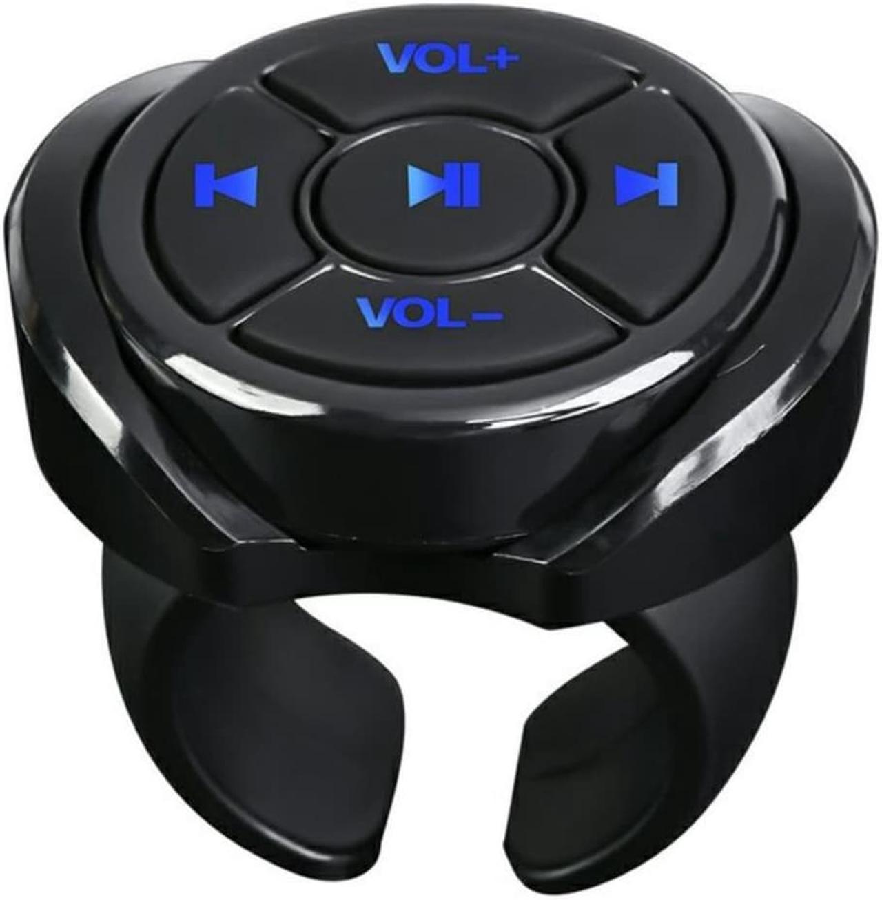 Wireless Bluetooth Media Button Remote Controller Car Motorcycle Bike Steering Wheel MP3 Music Play For IOS Android Phone Tablet