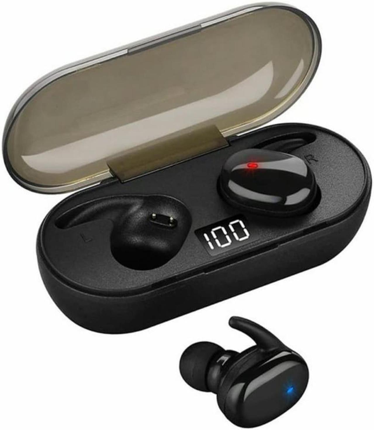 Q2 Wireless Bluetooth 5.0 Earphone Noise Reduction Waterproof Stereo Headphone with Charging Box Touch Digital Display Headset