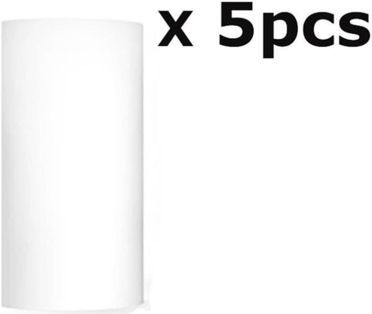 5 Roll Printable Thermal Paper Direct Thermal Paper 57x30mm Portable Pocket Printer Durable Material Printer Paper