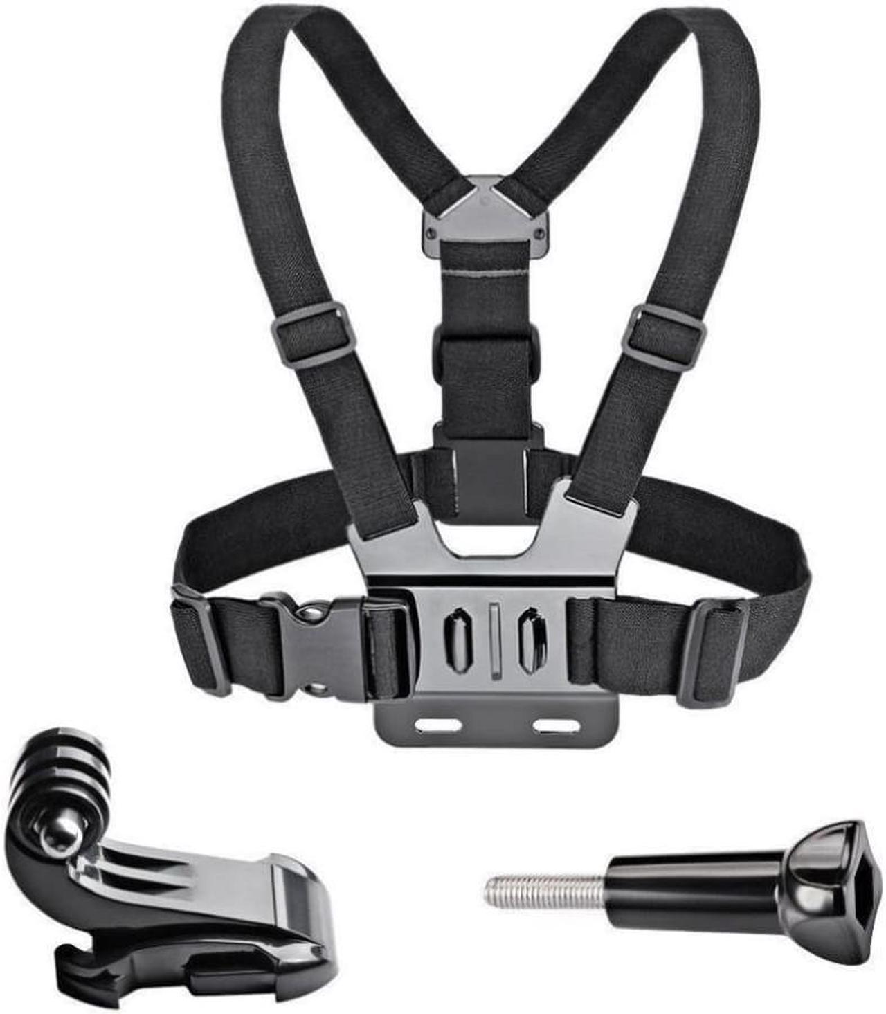 Chest Strap Mount Belt Sport Cam Fix for Gopro Hero 7/6/5 4K Action Camera Chest Mount Harness for SJCAM SJ4000 Bundle 1 Plastic