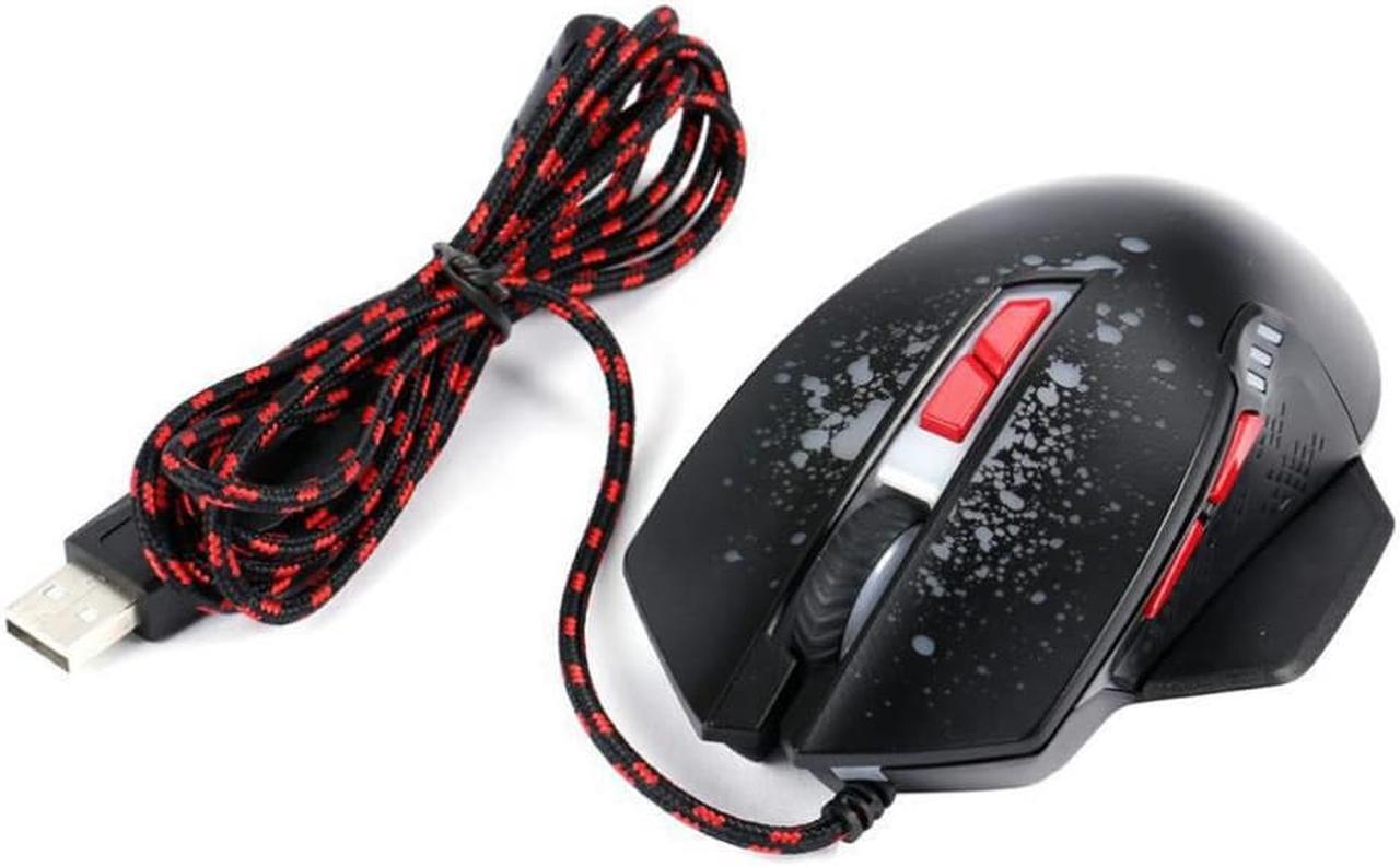 Main image of Ergonomic Wired Gaming Computer Mouse Optical Mause Gamer Noiseless Mice 1600 DPI Computer Mouse Gamer RGB Mice For PC Laptop